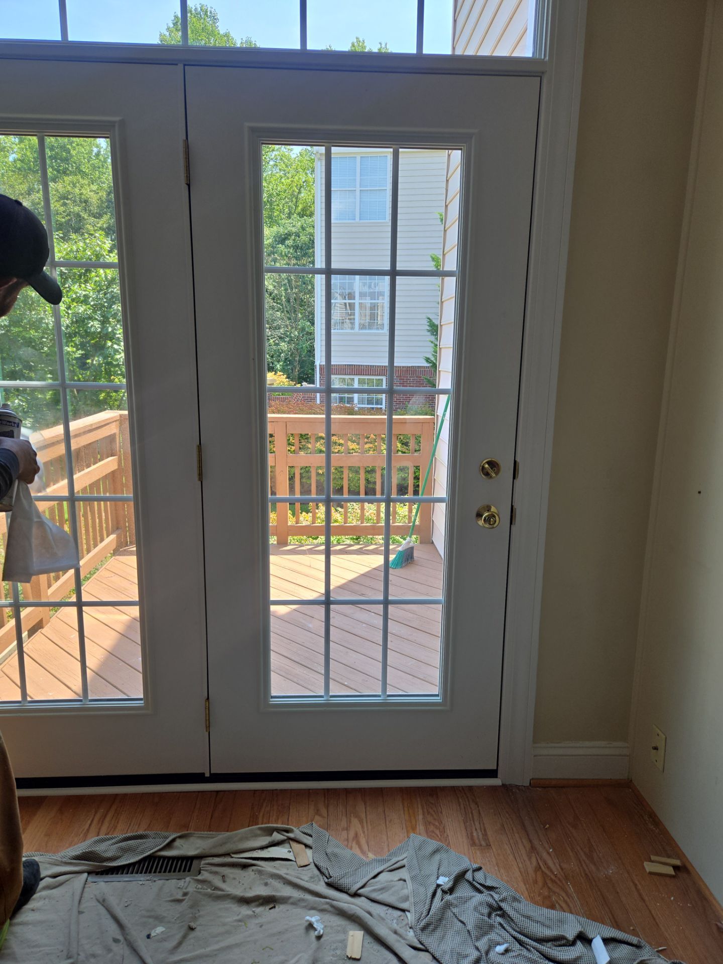 Hinged Patio door replacement by Window Depot of Annapolis