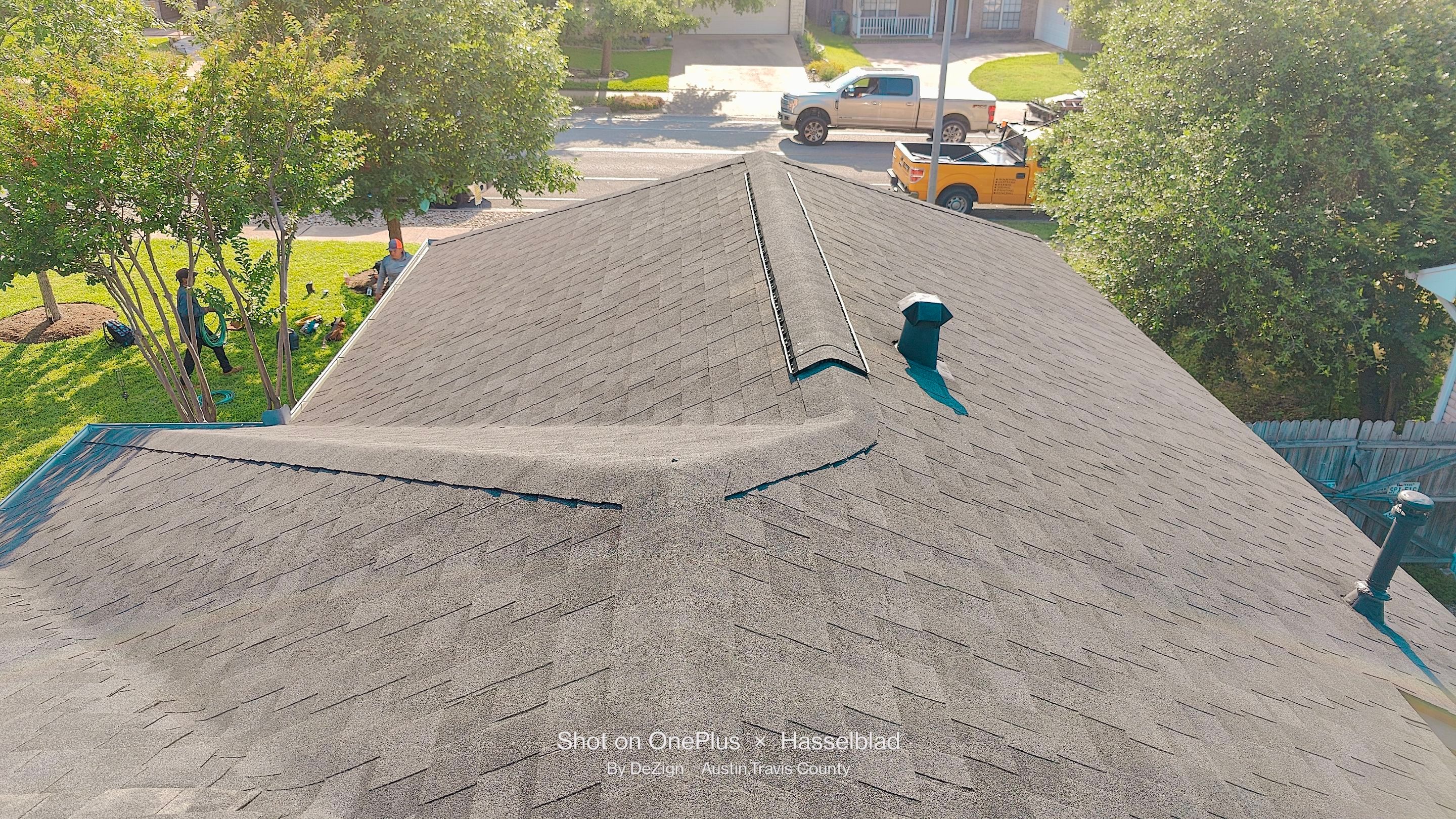 Residential Roofing Installation using IKO Dynasty Granite Black by DeZign Roofing & Exteriors