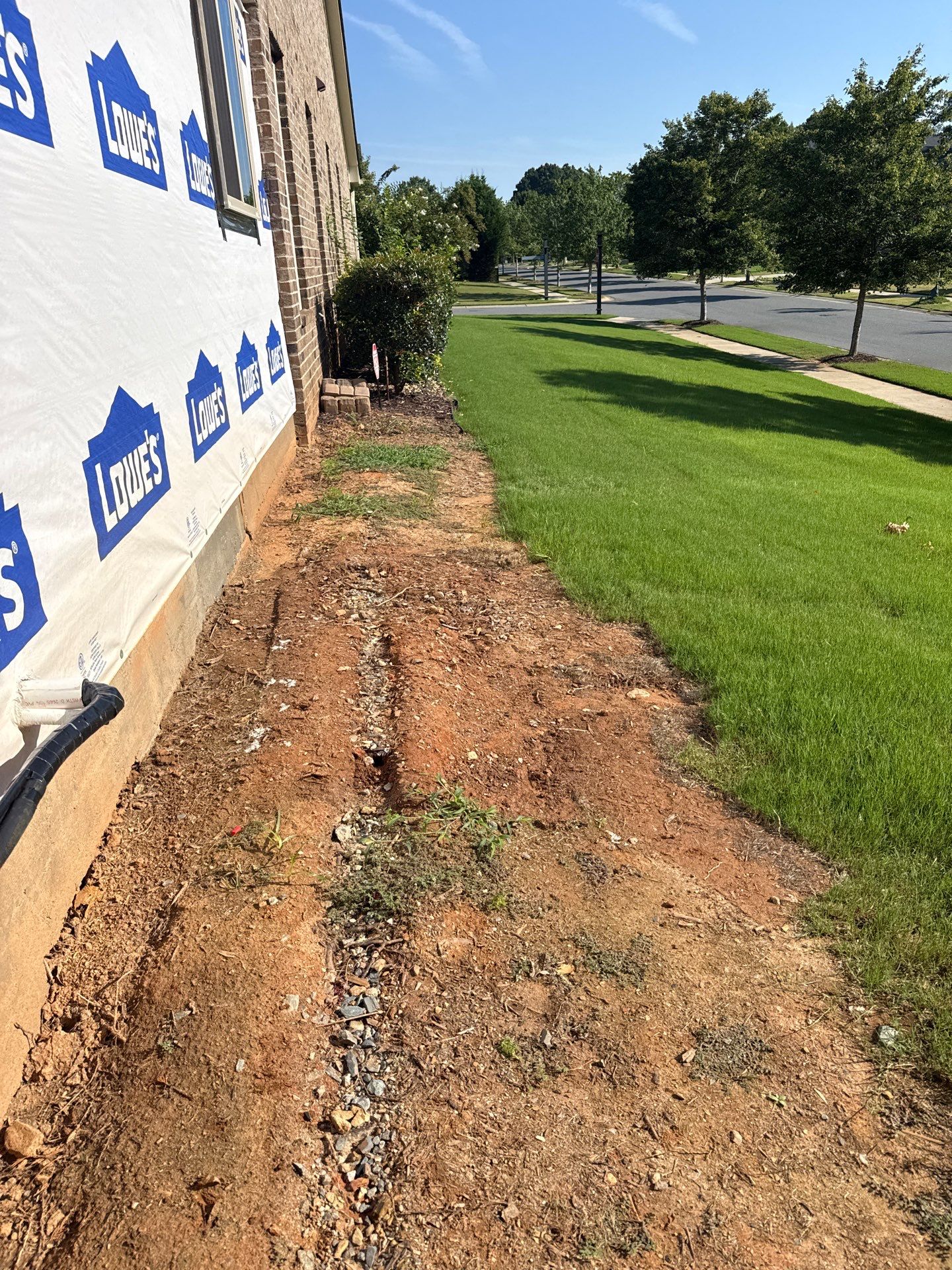 Job site clean up in Waxhaw by Badger Hauling