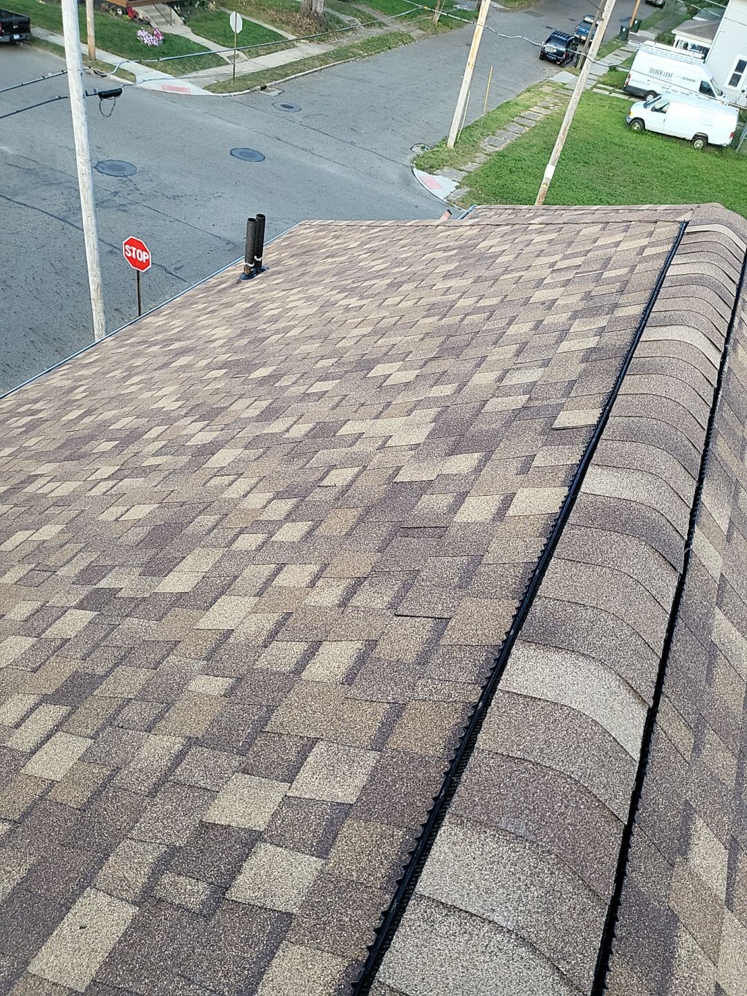 ATLAS PINNACLE COLOR: MORNING HARVEST DRIP EDGE: MUSKET BROWN by Eagle Eye Roofing