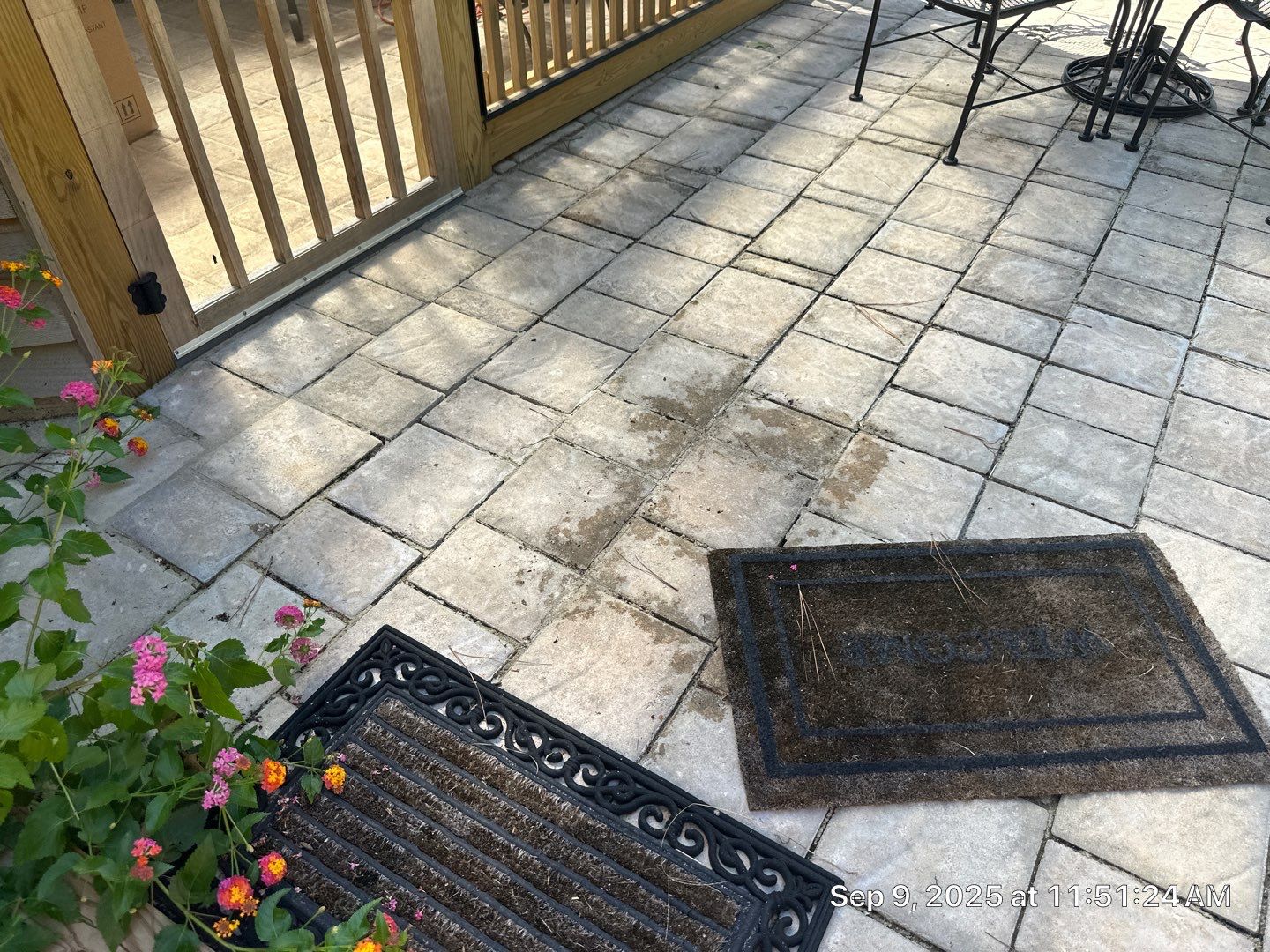 Pavers using TopSeal by DuraSeal