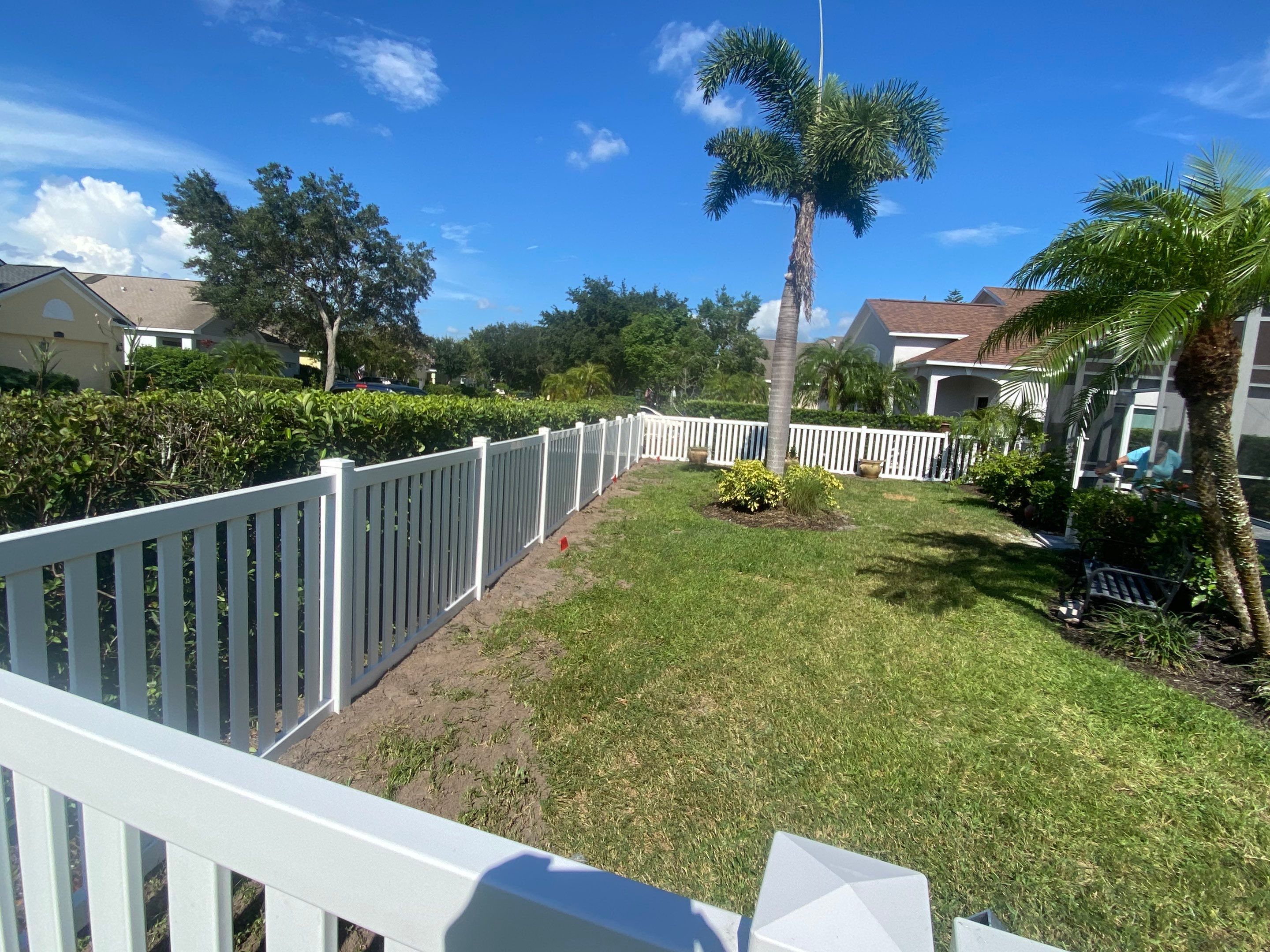 Vinyl Picket Fence Installation using Vinyl Picket Fence by Asap fence and gates, LLC
