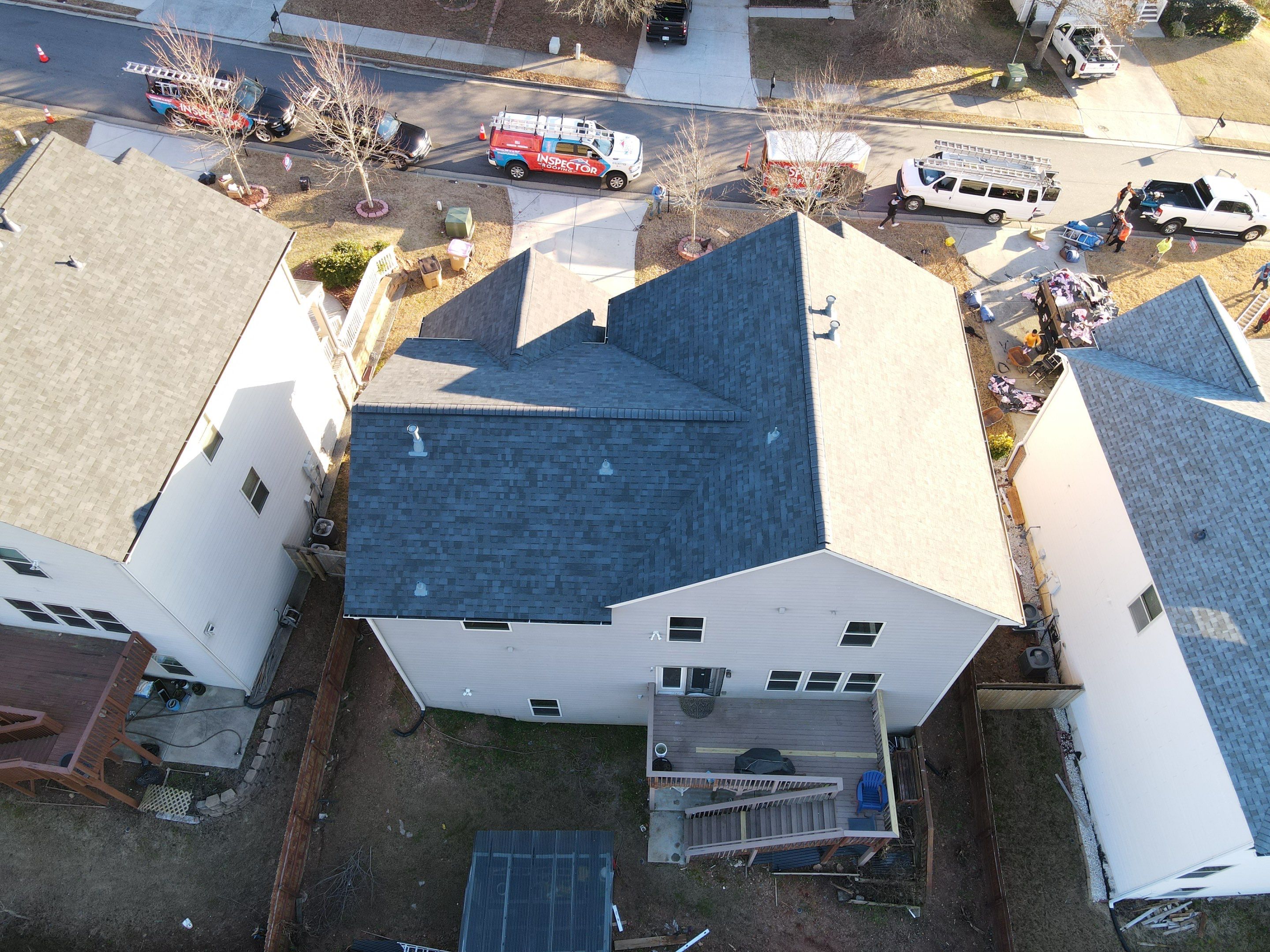 Residential Roofing Installation using Owens Corning by Inspector Roofing and Restoration