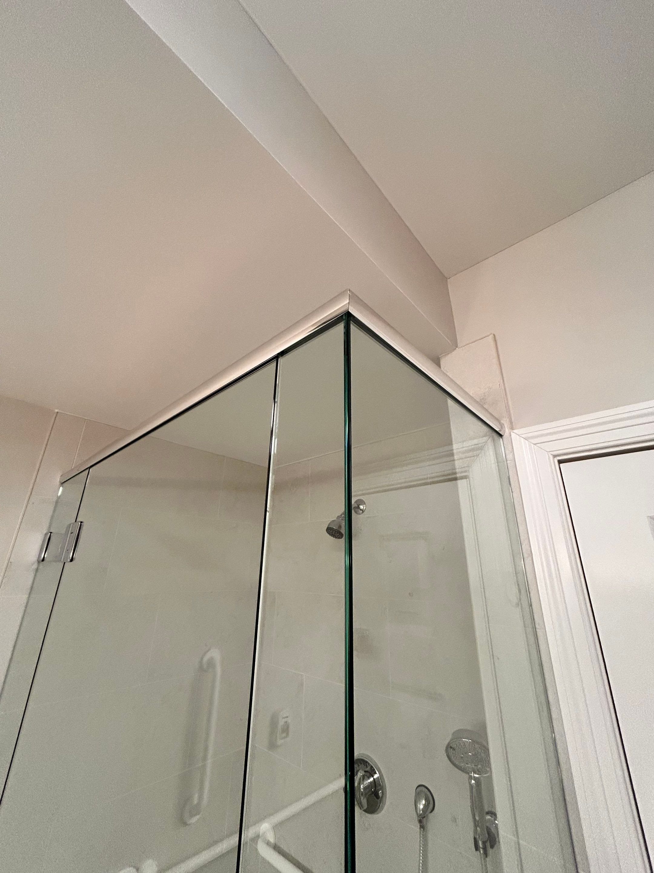 Bathroom Remodel using Tempered Shower Glass by Cheshire Glass Company