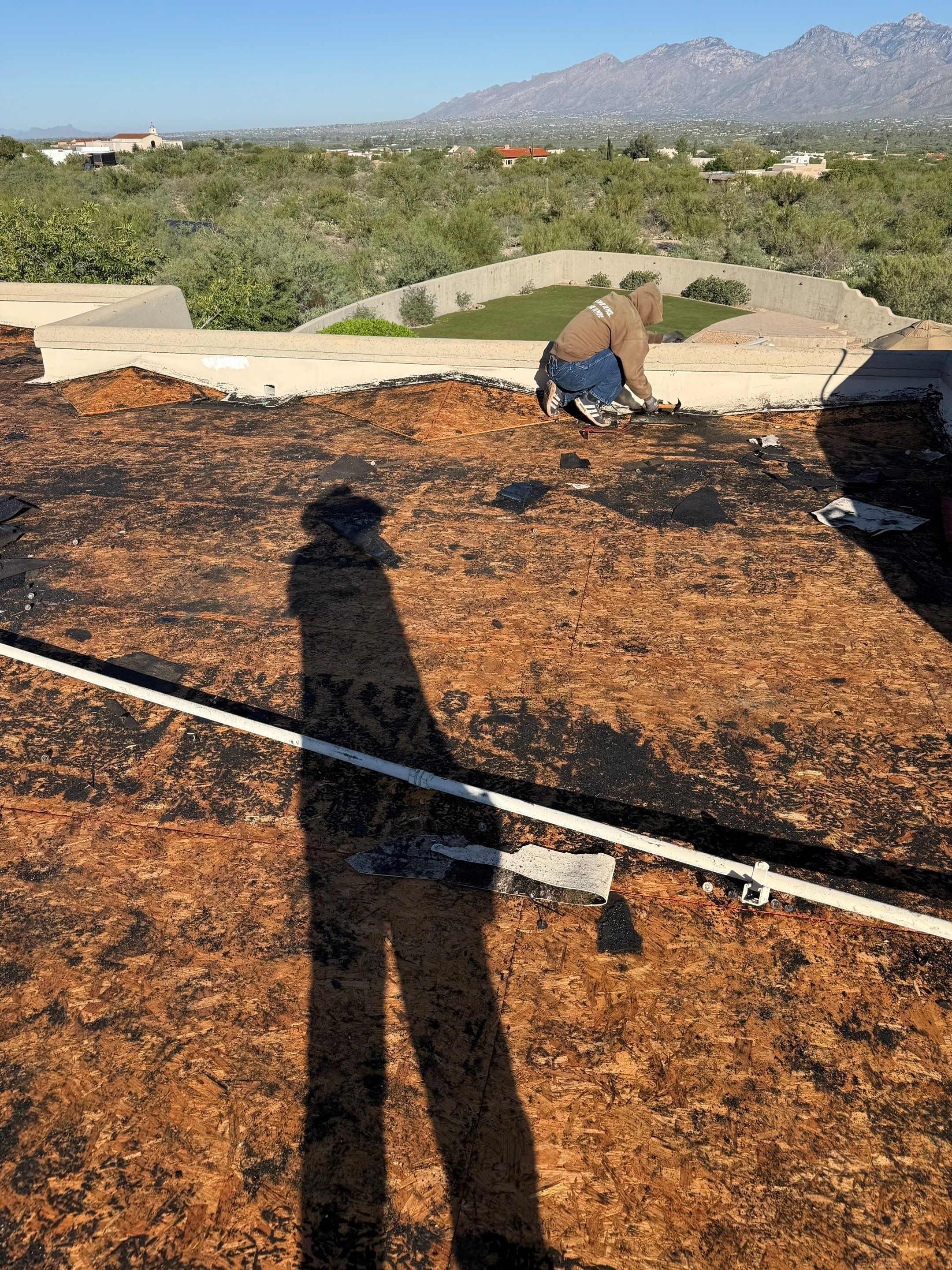 Low- Slope Re-Roof: Tucson Eastside by West Coast Roofing AZ