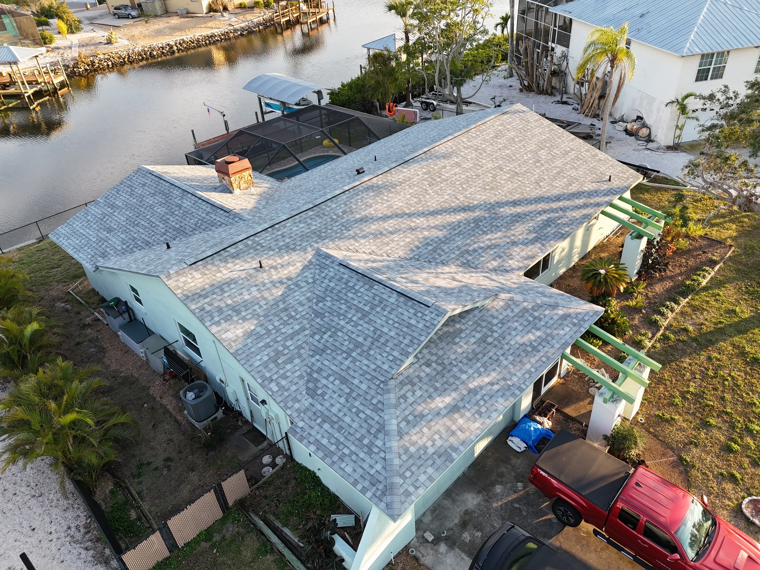 Roof Replacement in Apollo Beach Fl. by Steadfast Roofing 