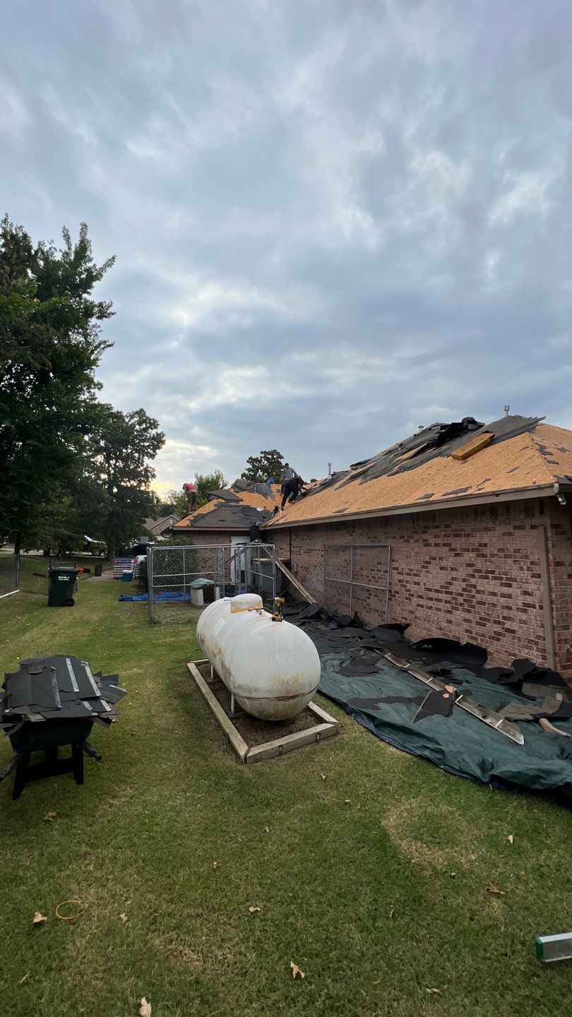 Residential Roofing Installation using GAF Natural Shadow  by A & H Roofing and Contracting