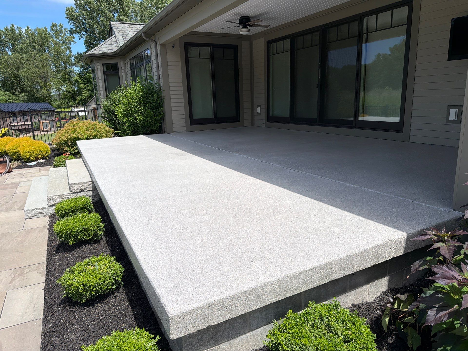 Callisto Porch Coating by NG Masonry & Construction LLC