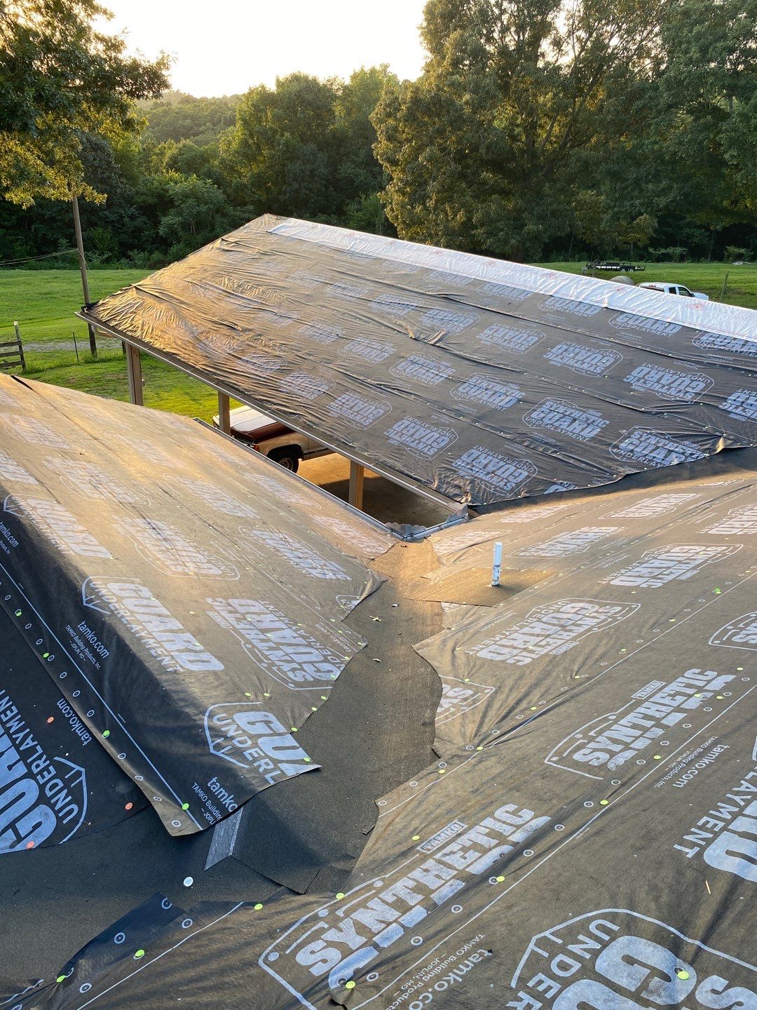 Residential Roof Remove and Replace using Low Rib Metal Roofing Panels by Bullard Roofing