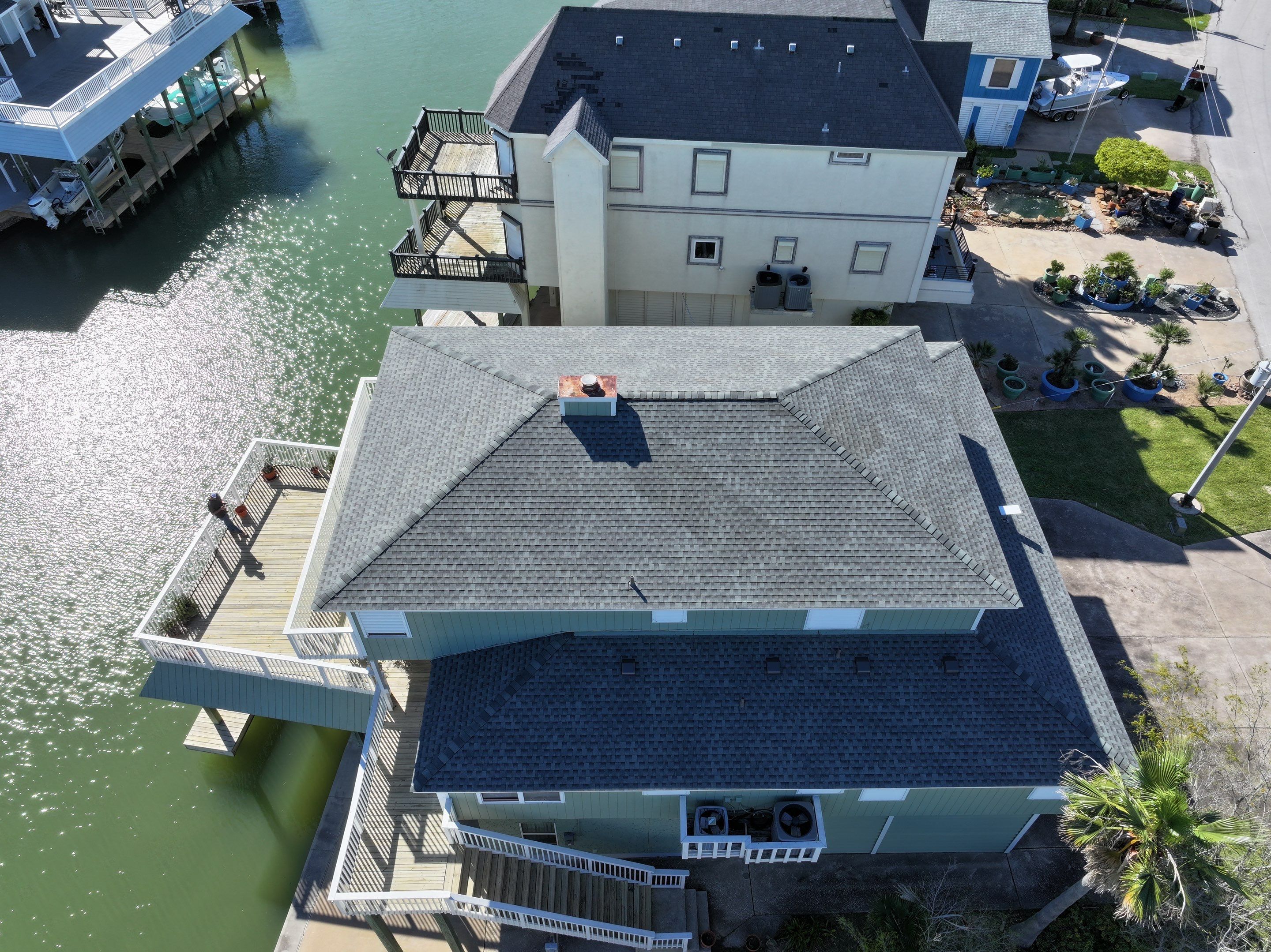 Residential Roof Replacement using GAF HDZ SLATE by Elite Roofing LLC