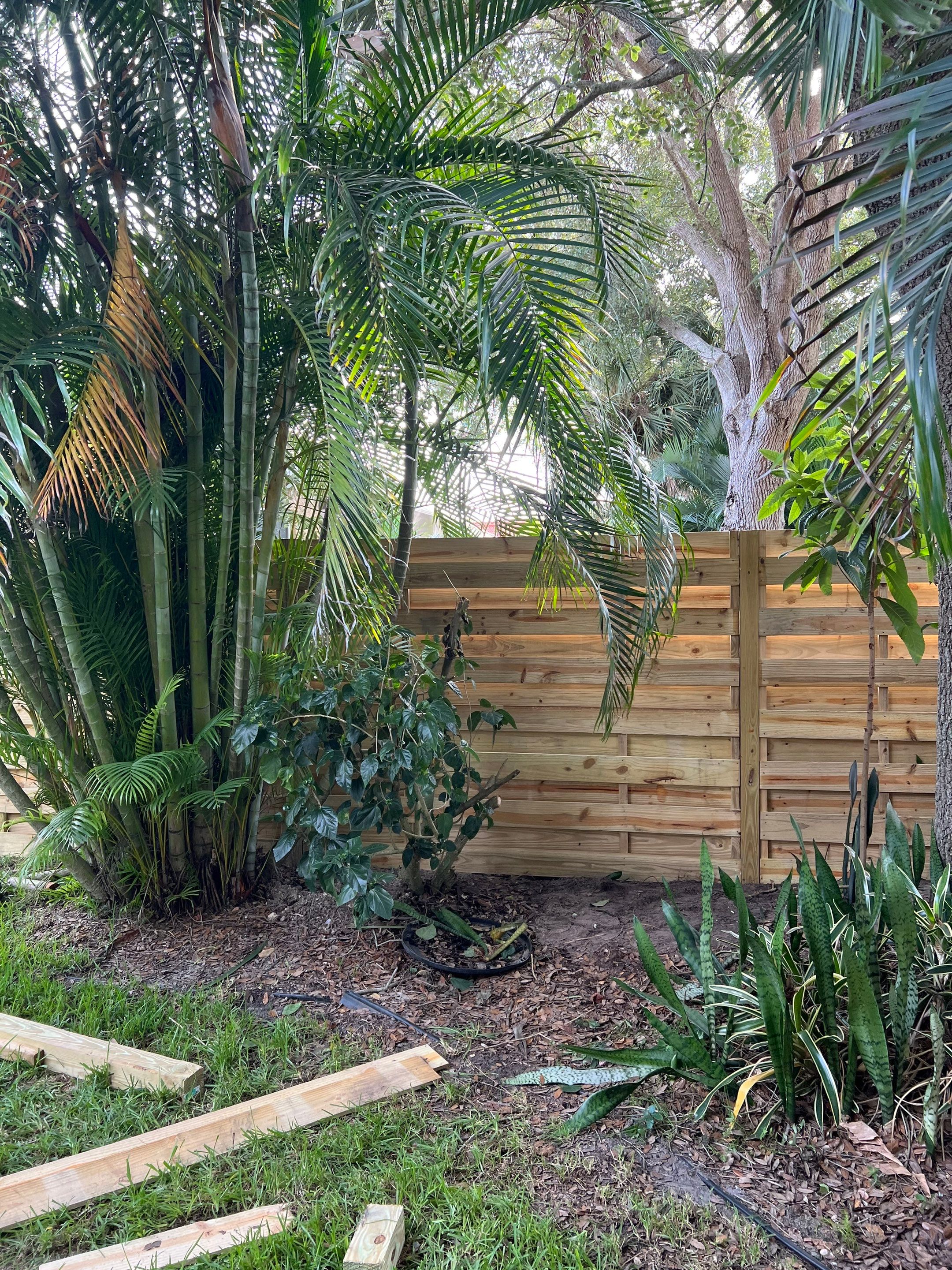 Osprey, FL 6ft. Tall Treated Horizontal Shadowbox Wood Fence by Asap fence and gates, LLC