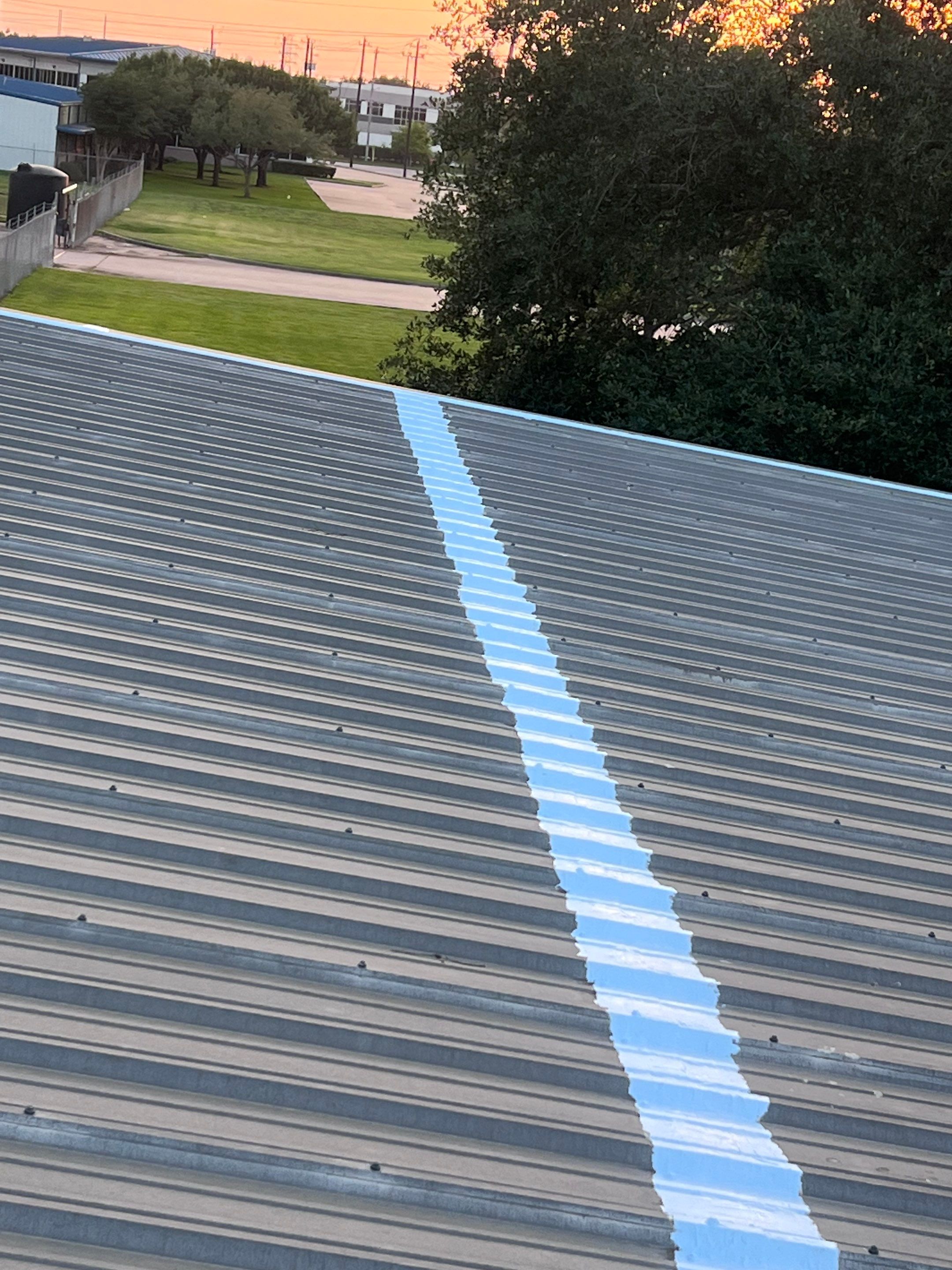 Hail Damage using Metal by Roof Repair Company