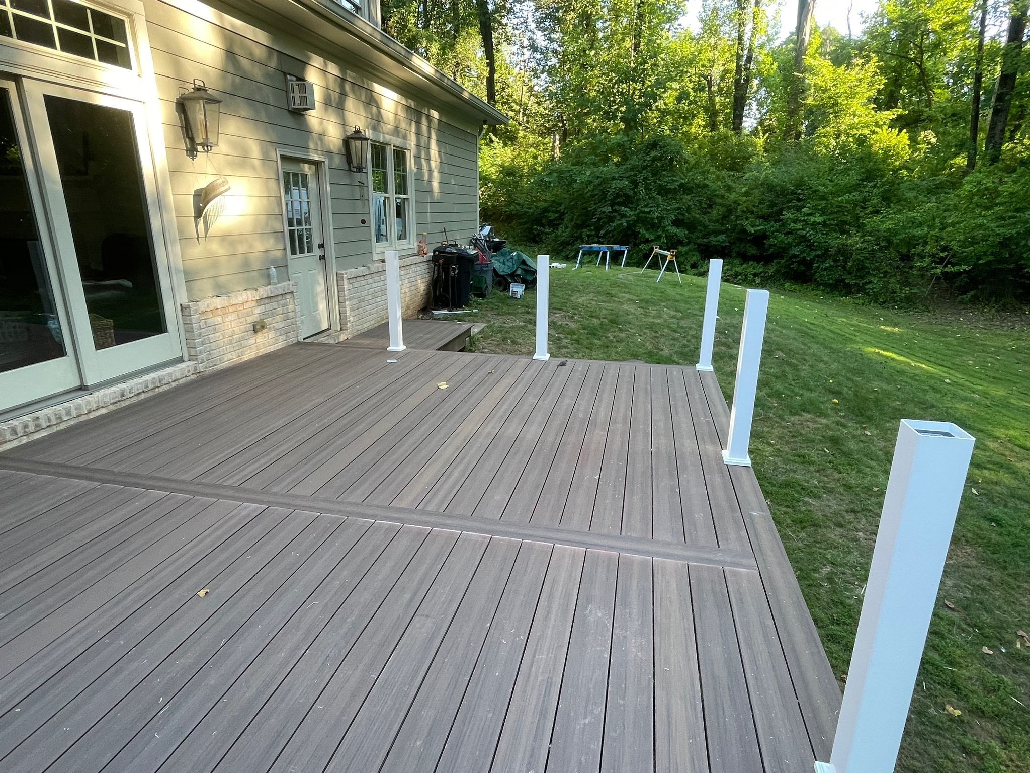 Deck Resurface using Deckorators Voyage - Color Khaya by deck guardian