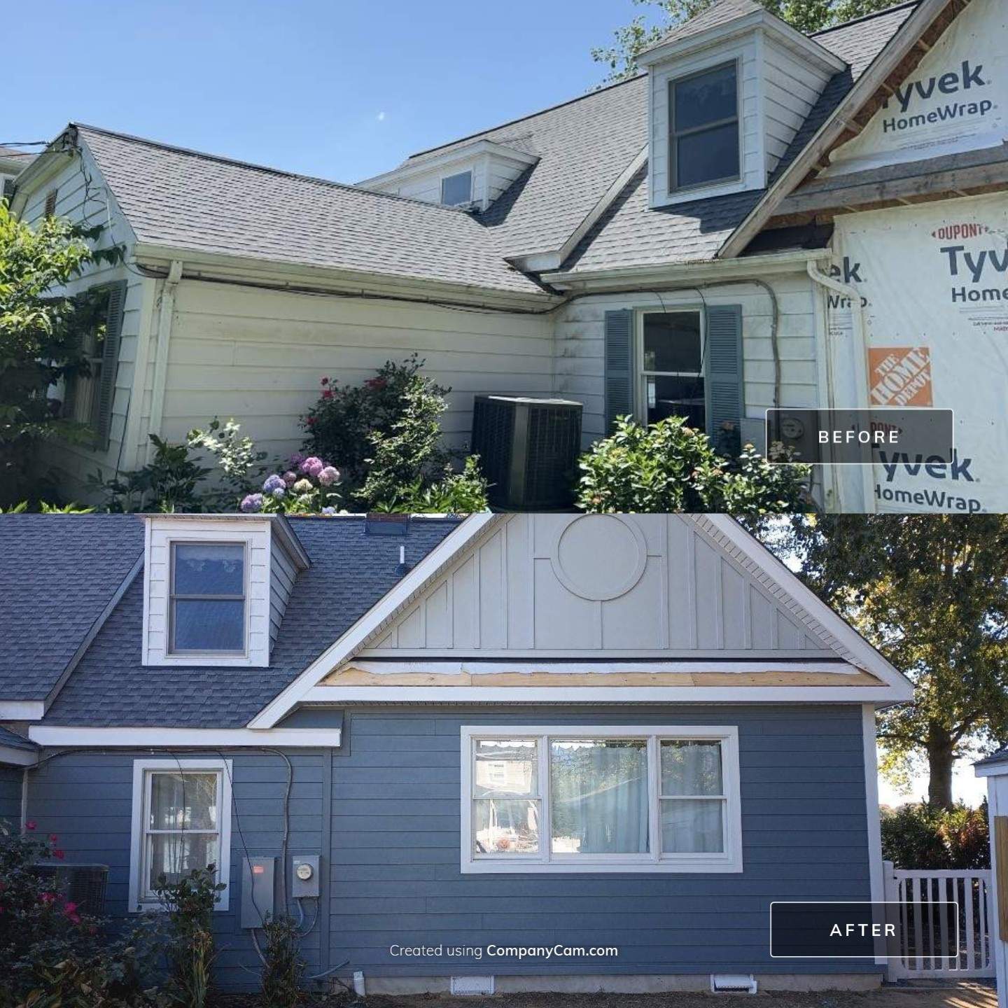 Siding Installation using JH Batten Smooth, JH Smooth Plank STMT, and JH Panel Smooth by ExteriorPros