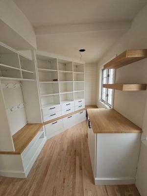 Mudroom and Laundry Room upgrade in Gunbarrel