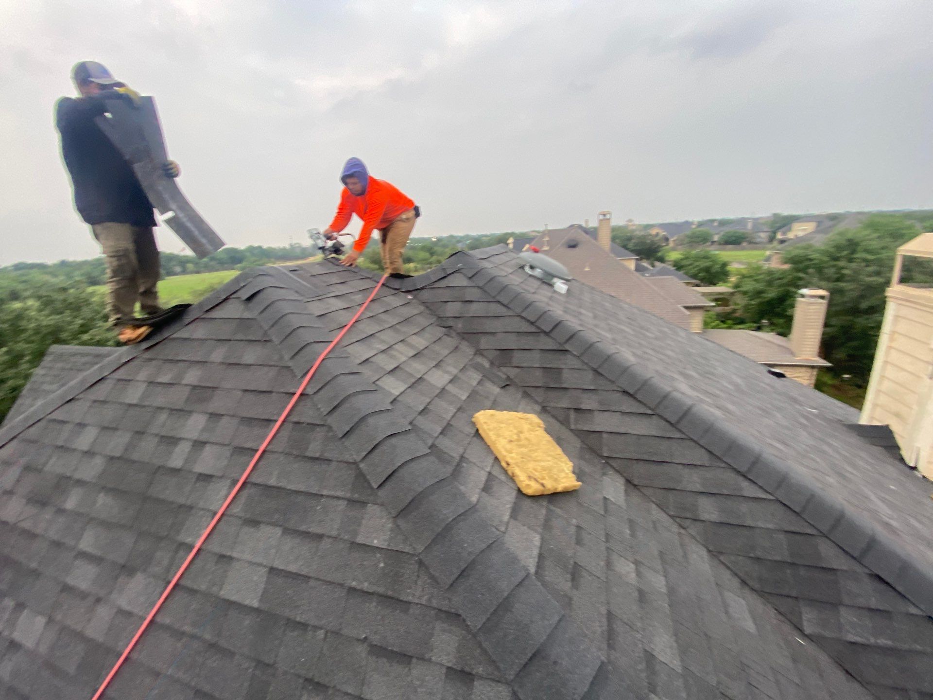 Residential Roofing Installation using Owen's Corning Duration (Lifetime) Shingles by Roof Repair Company