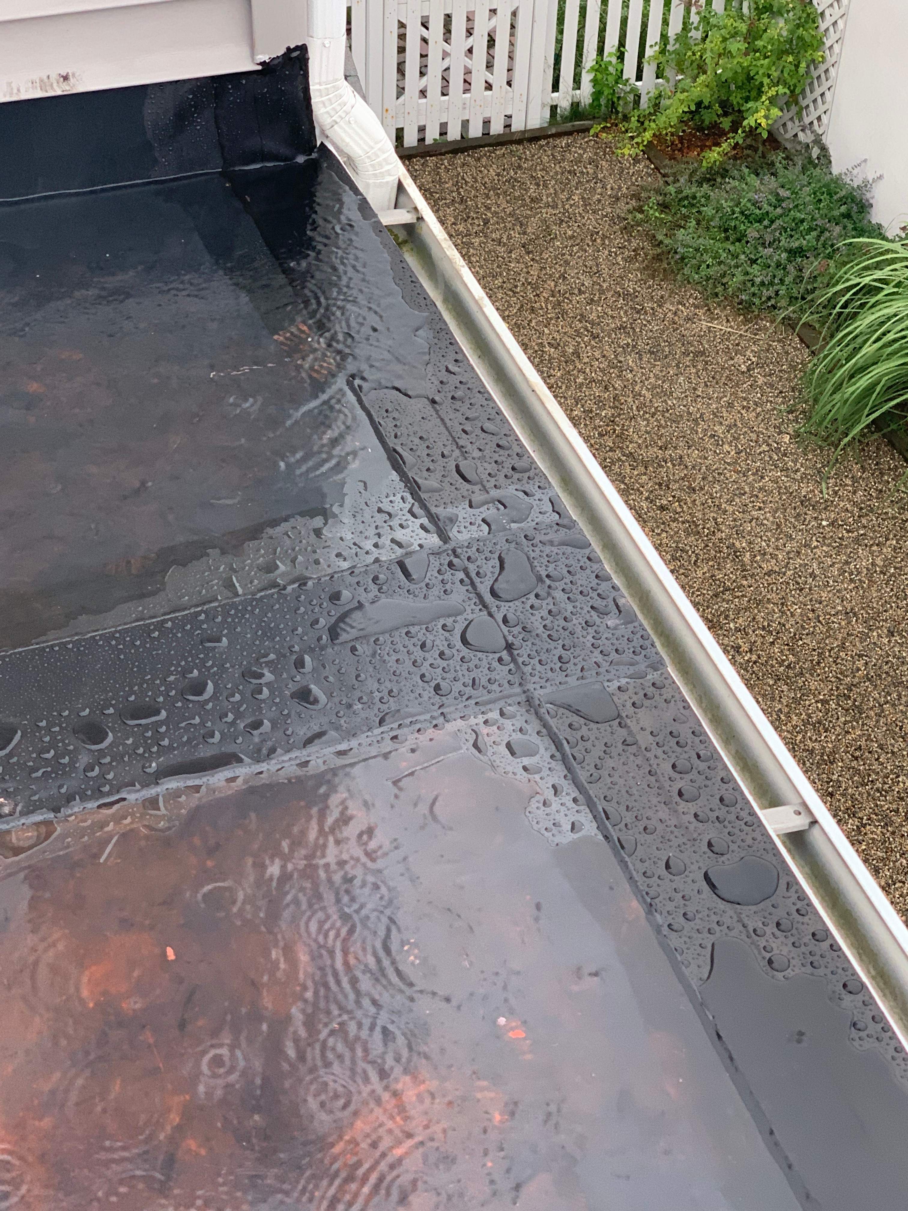 Deck Installation using trex over epdm roof by A Plus Exterior