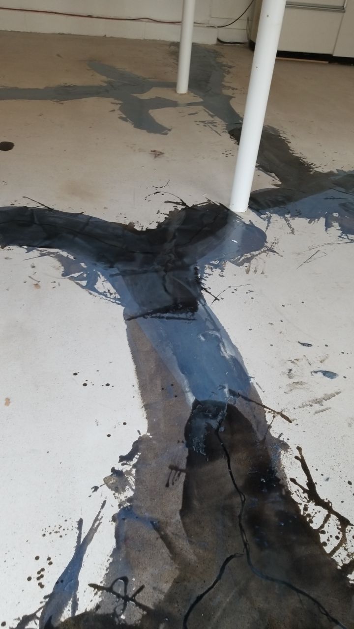 Garage Floor in Domino by Spectrum Painting, LLC
