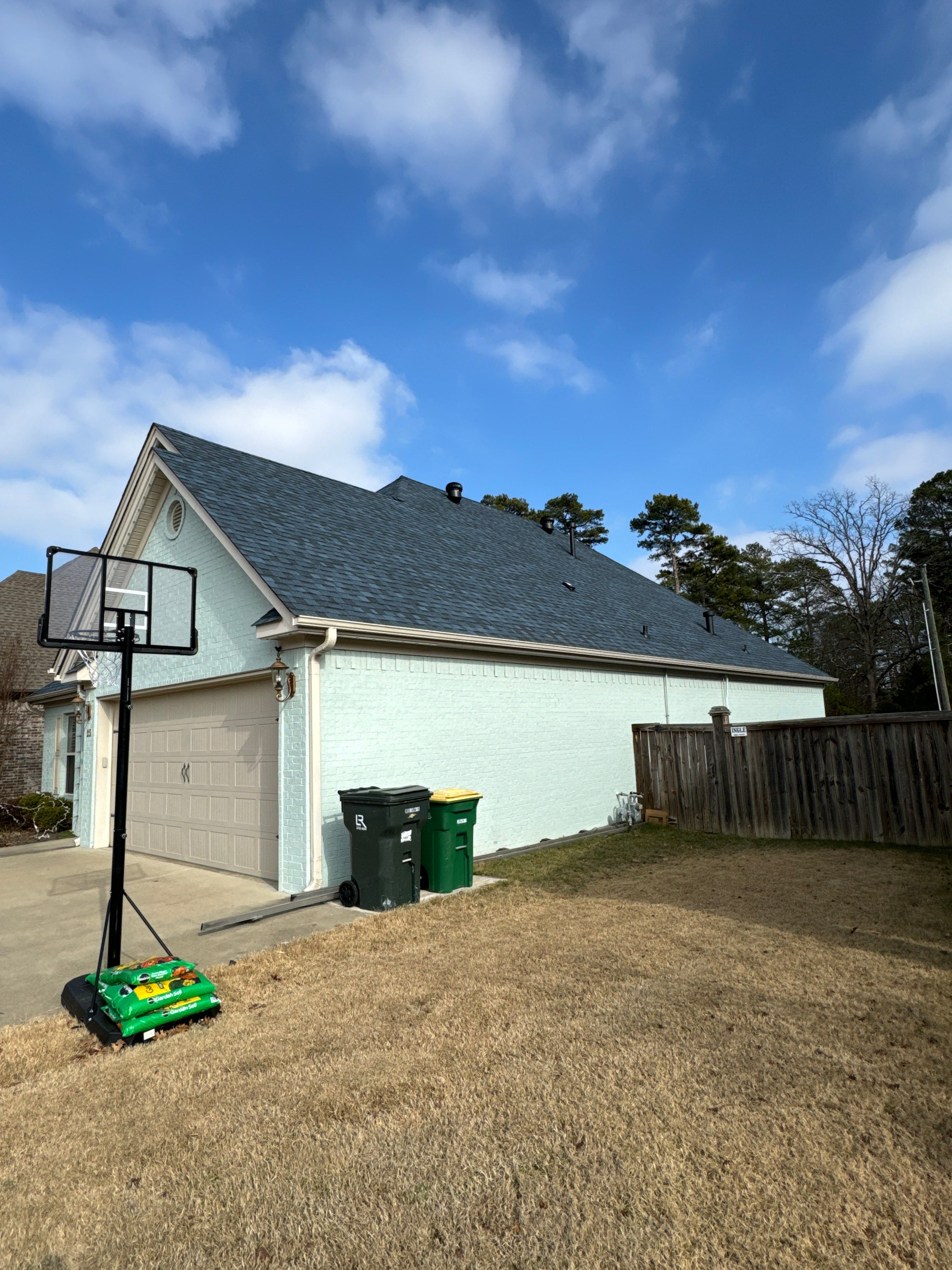 Residential Roofing Installation using IKO Nordic Atlantic Blue by Ringer Roofing, LLC.