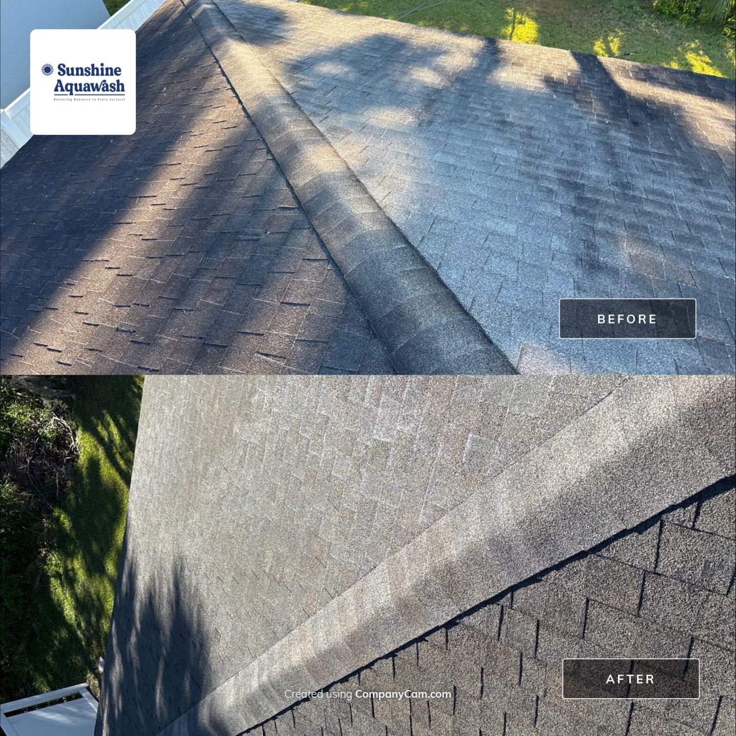Asphalt Shingle Roof & Fascia Cleaning in Old Mill Preserve, Palmetto, FL | Sunshine AquaWash by Sunshine AquaWash