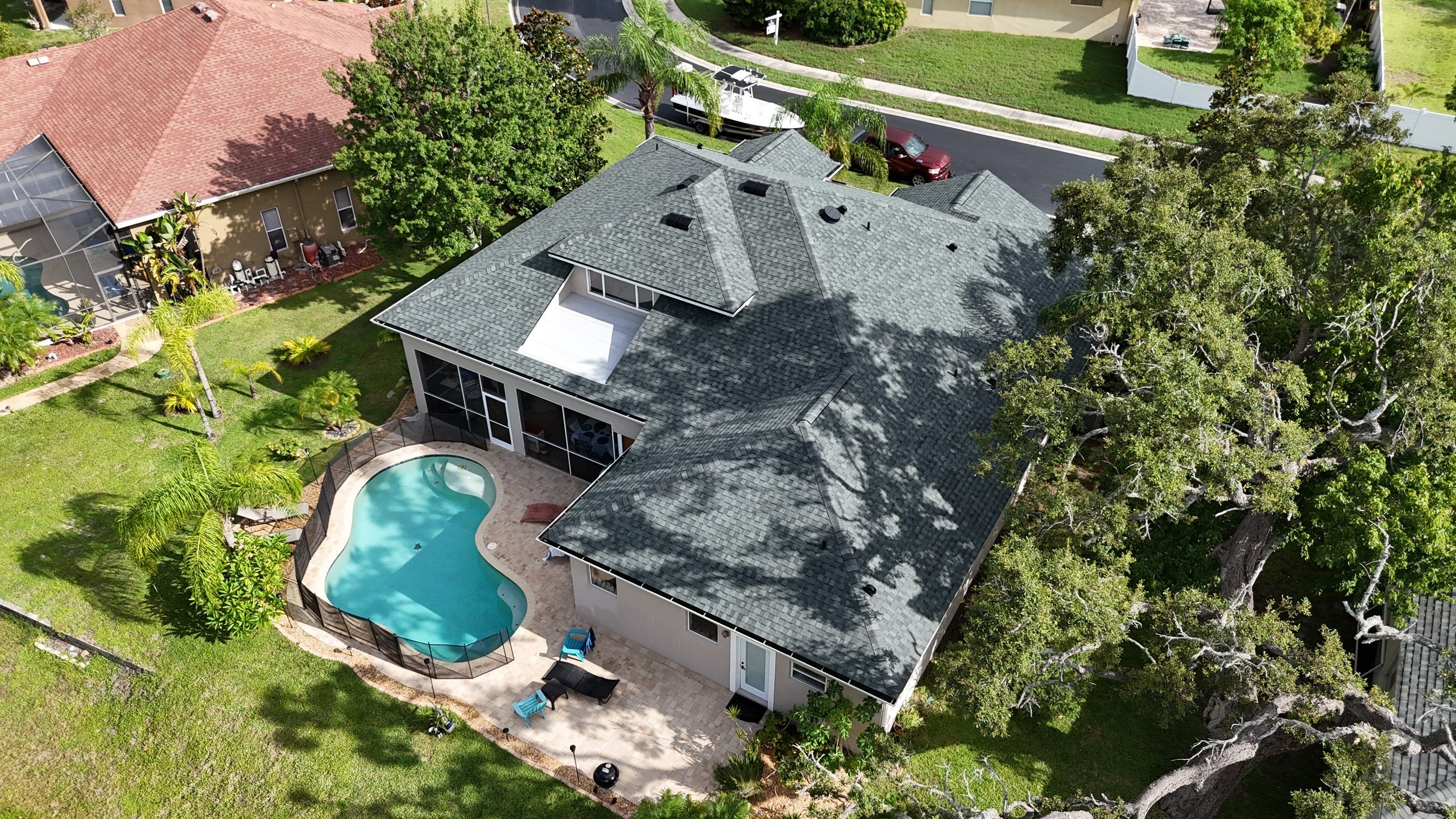 Roof Replacement in New Port Richey, FL. by Steadfast Roofing 