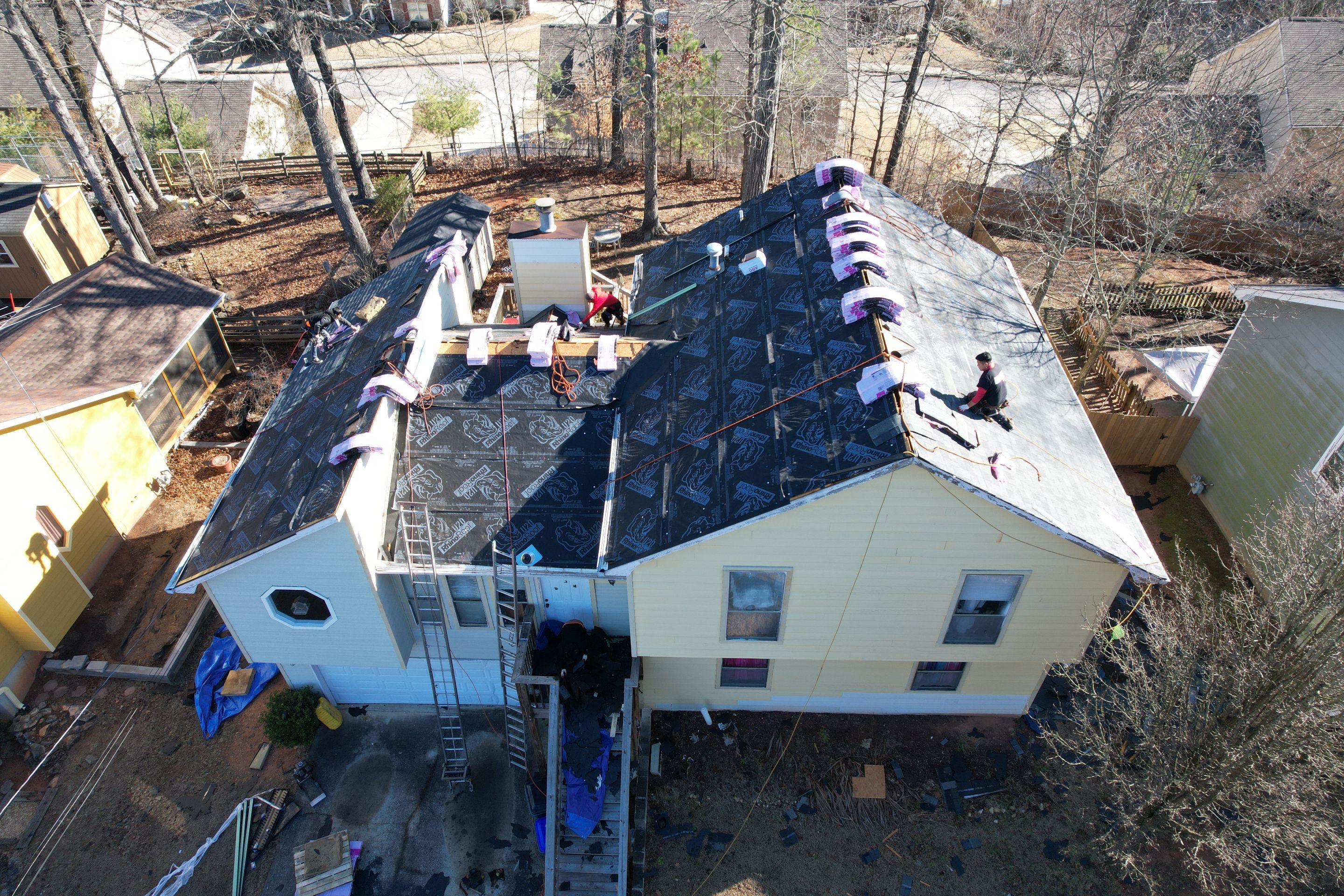 Residential Roofing Installation using Owens Corning by Inspector Roofing and Restoration