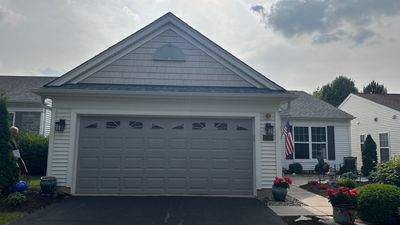 Completed gutter protection installation in Huntley, IL 60142