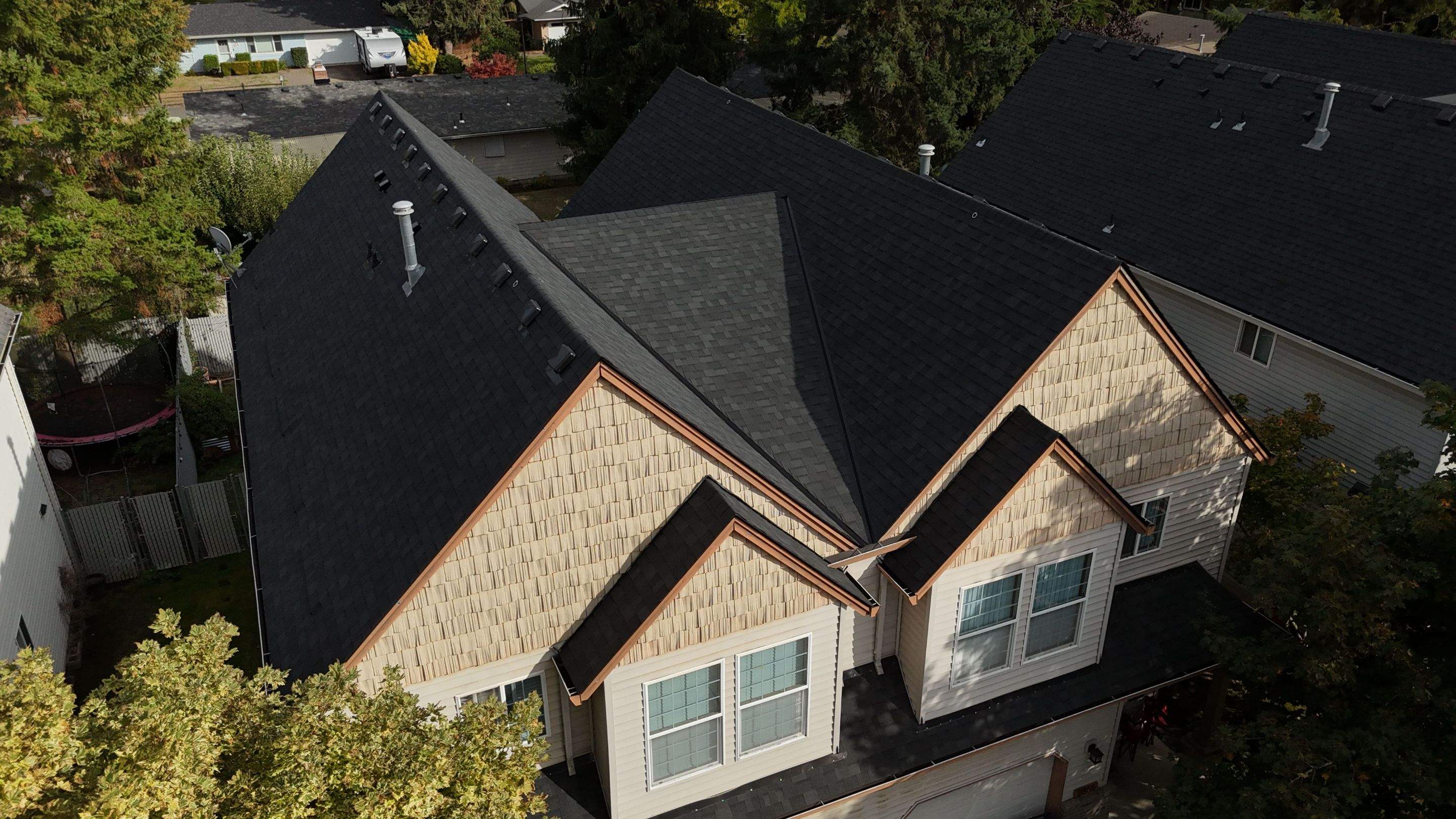 Onyx Black | Roof Replacement in Beaverton, OR 97003 by Valiant Roofing, LLC