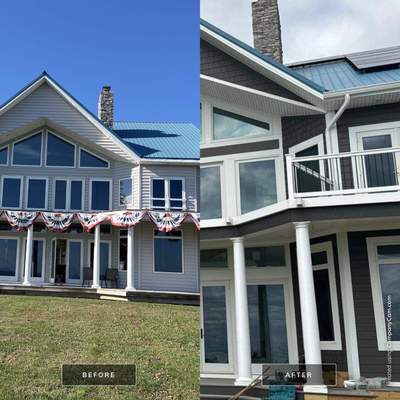 Siding Installation using JH Cedar Mill Plank