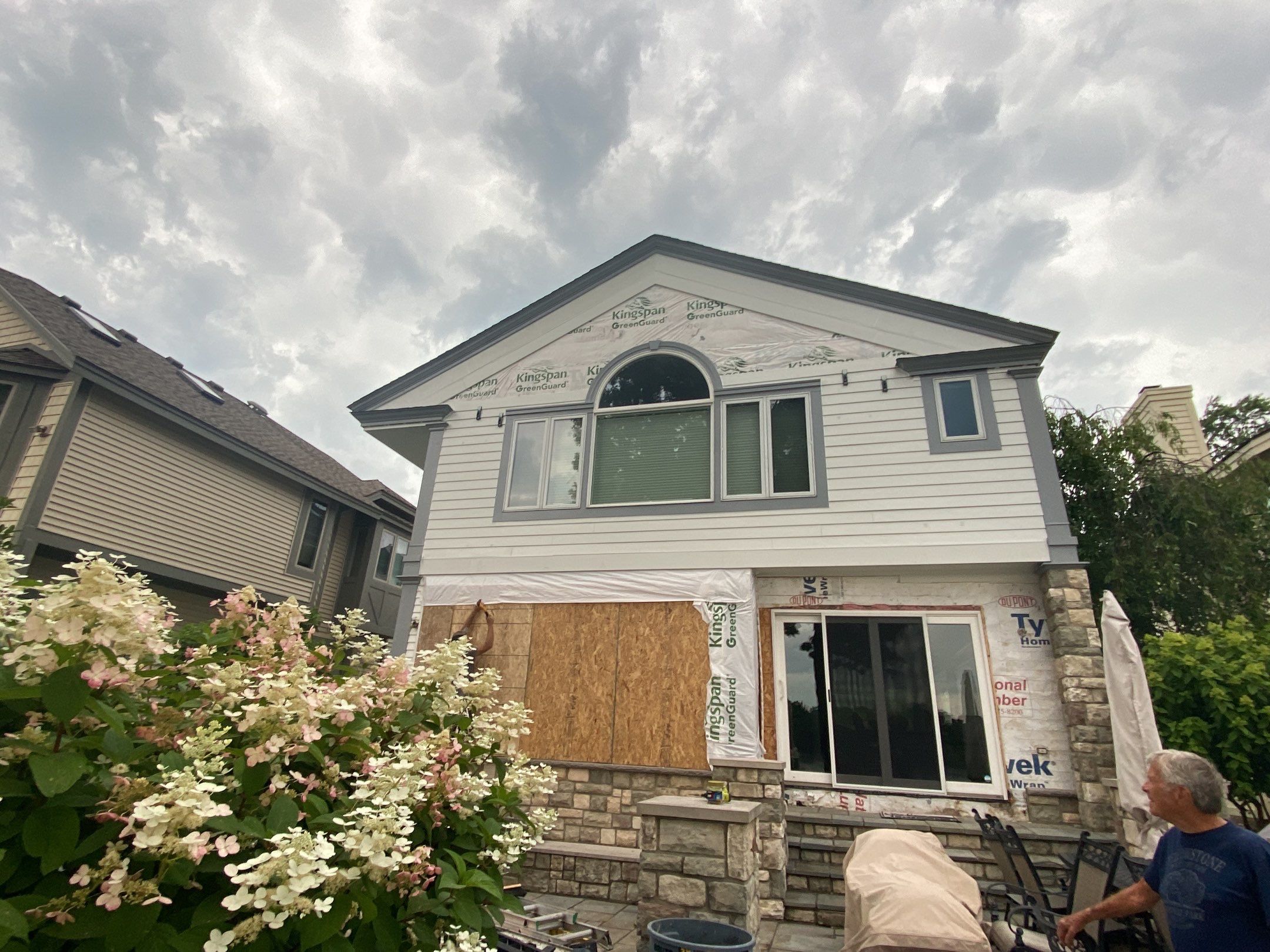 Siding Replacement using James Hardie Siding by 180 Contractors