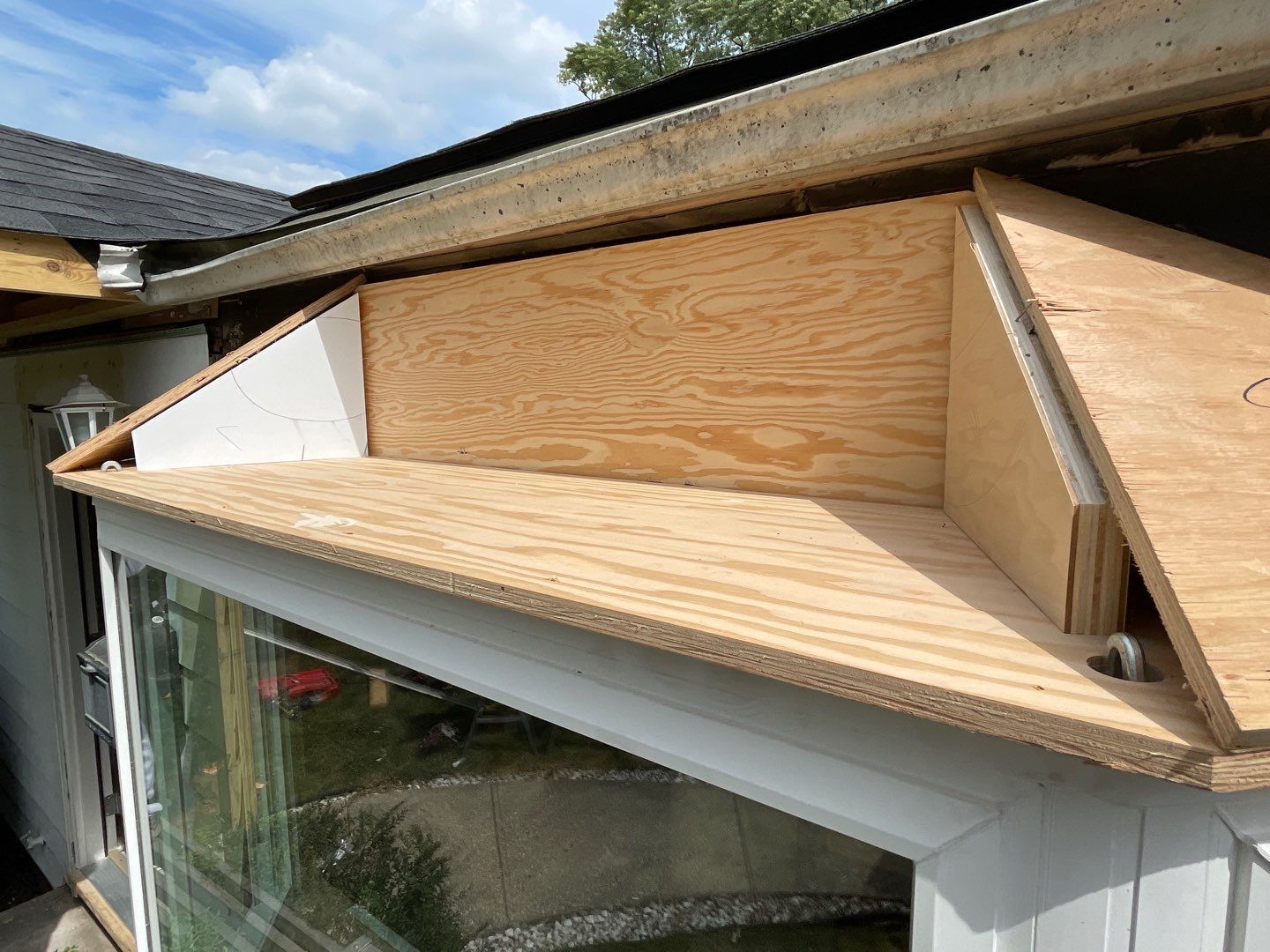 Siding Installation using Alside Charter Oak Siding  by Pro Home Services Inc