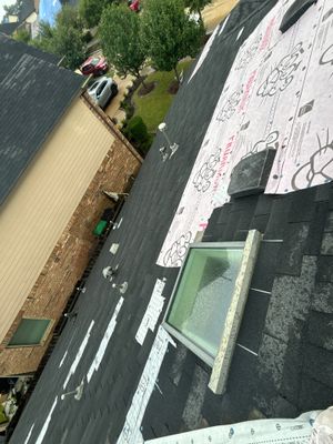 Residential Roofing Repair using Owen's Corning Duration (Lifetime) Shingles