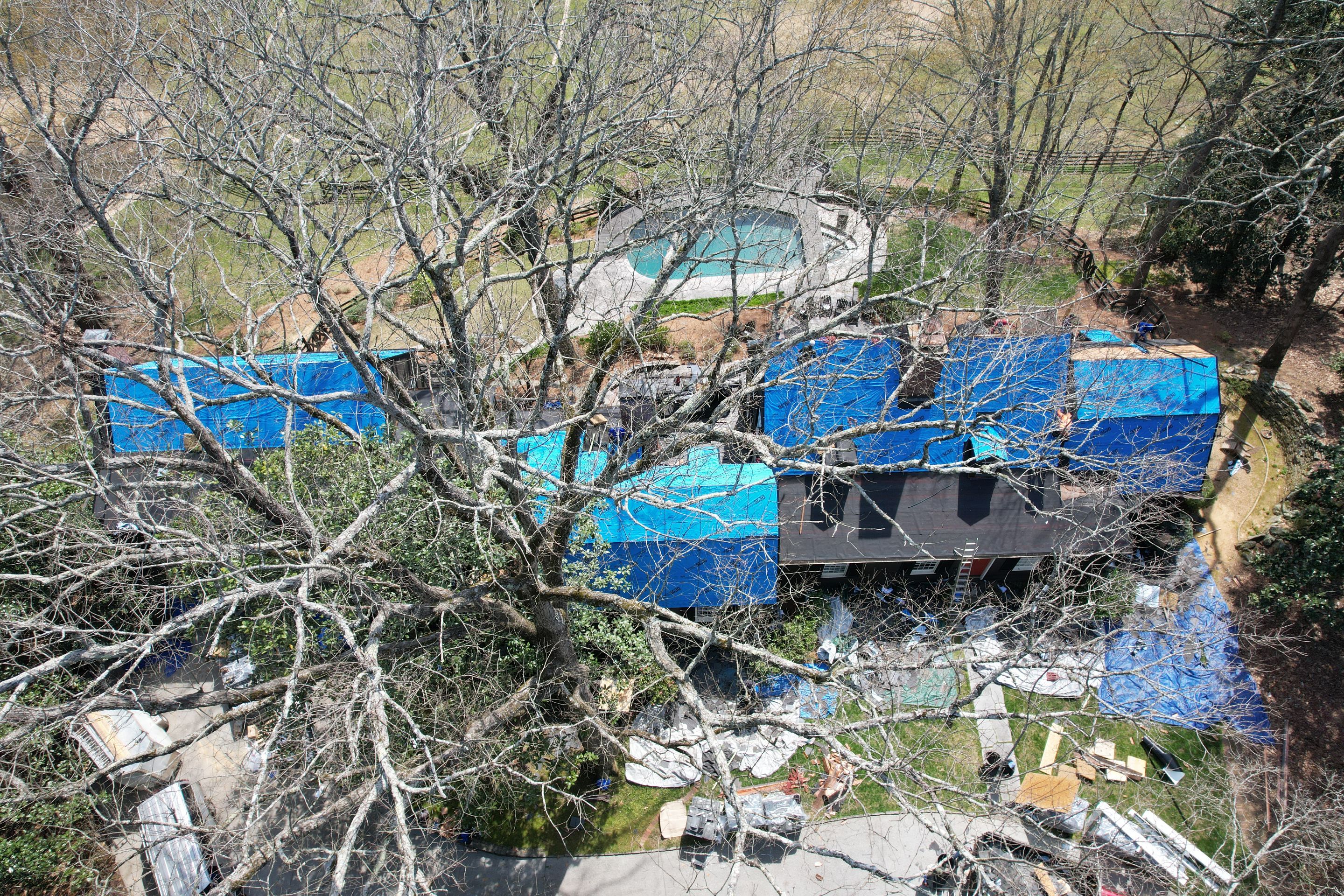 Residential Roofing Installation using Da Vinci Slate  by Inspector Roofing and Restoration