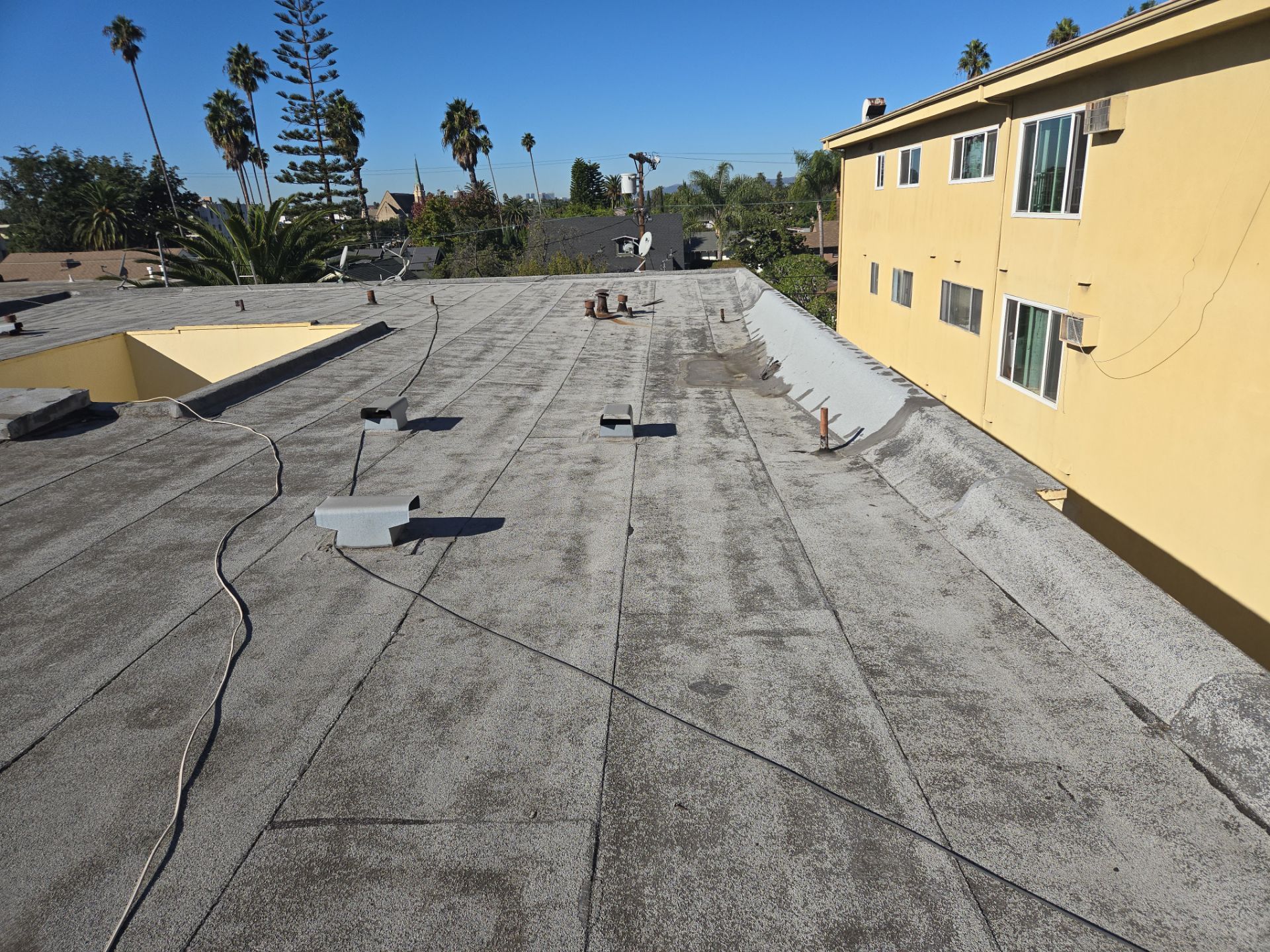 Commercial Silicone Roof System using American Standard Silicone System by Hull Brothers Roofing