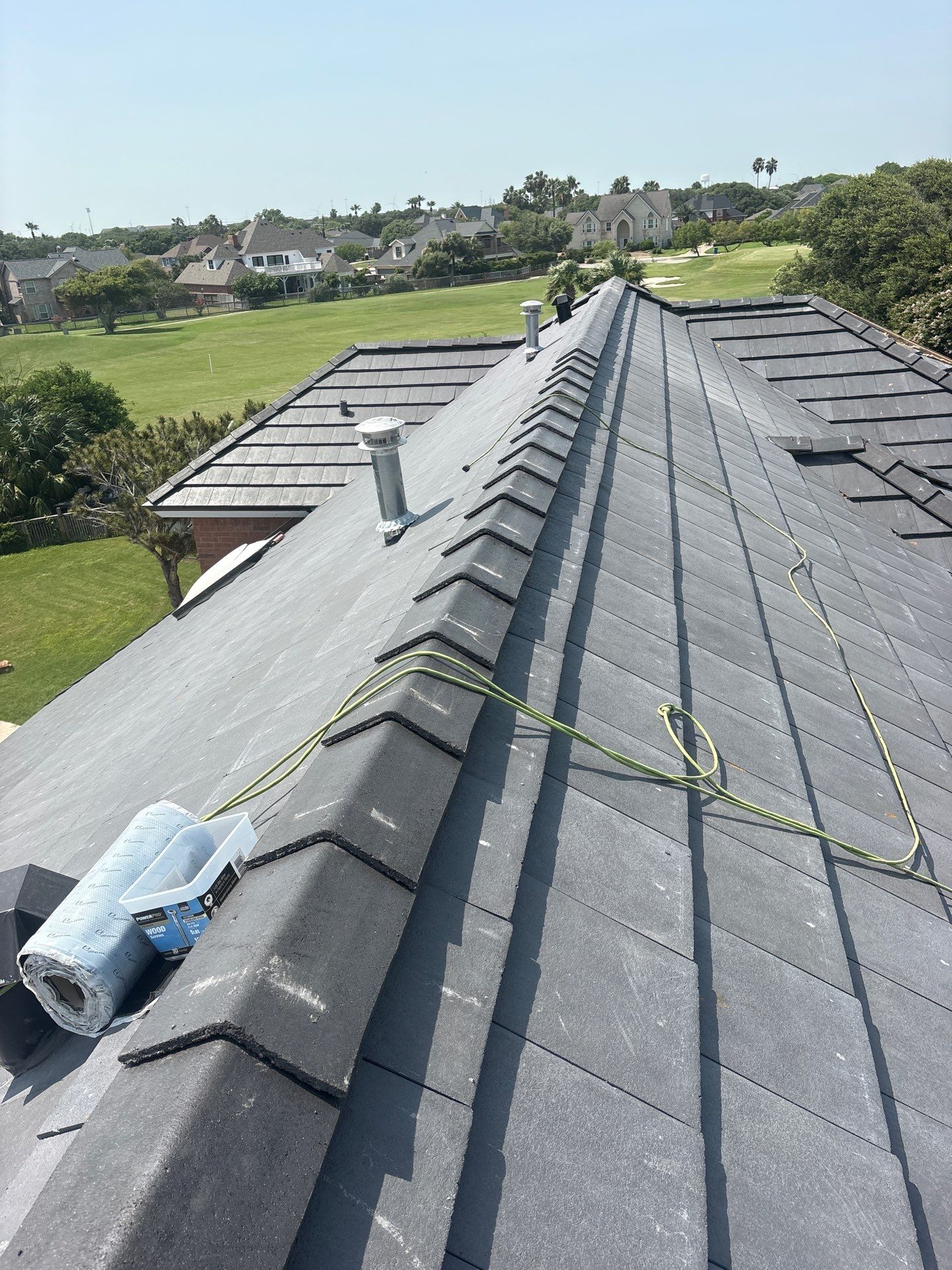 Golf-Proof Tile Roof by Bayfront Roofing and Construction
