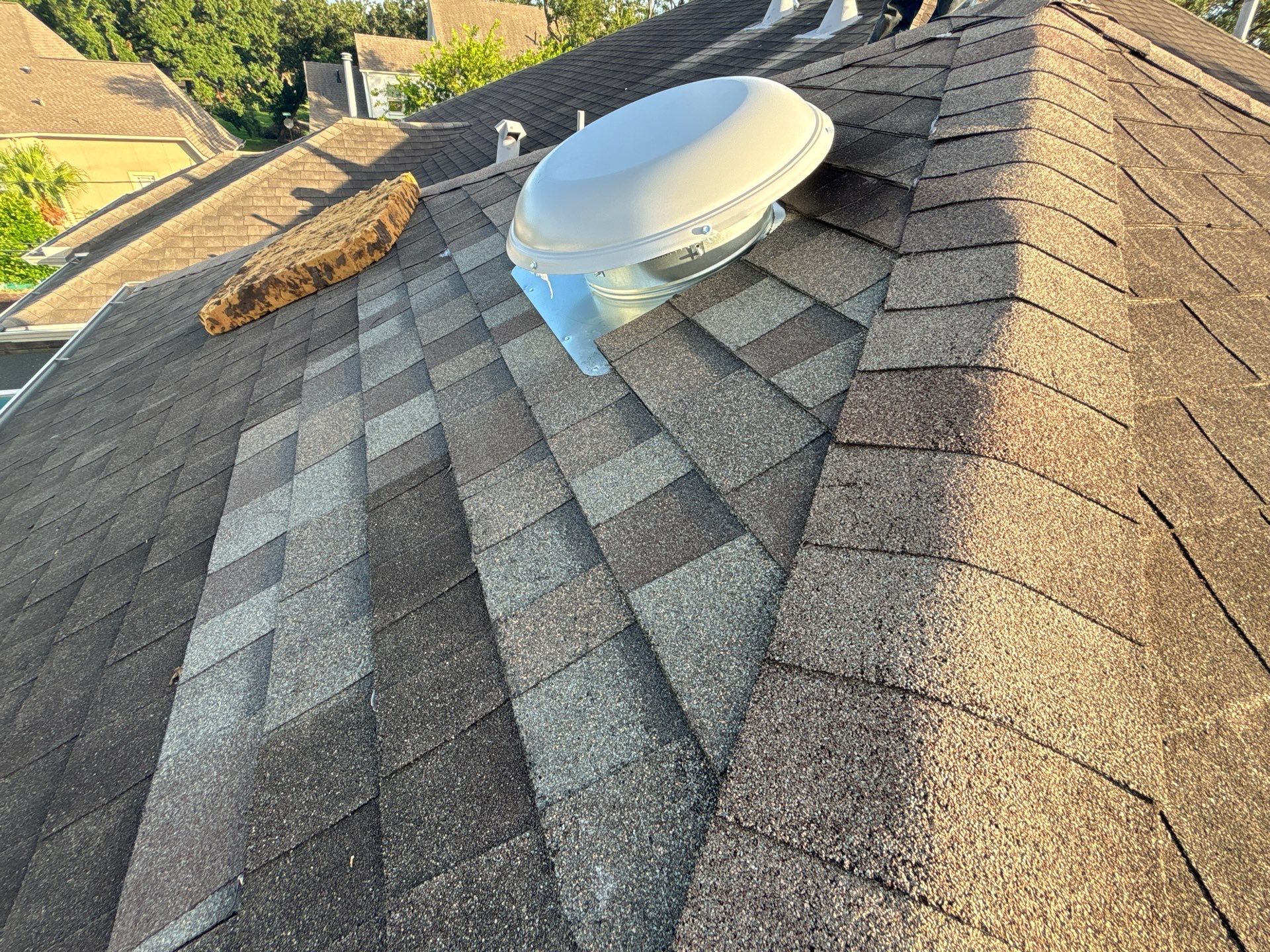 Hail Damage using Owen's Corning Duration (Lifetime) Shingles by Roof Repair Company