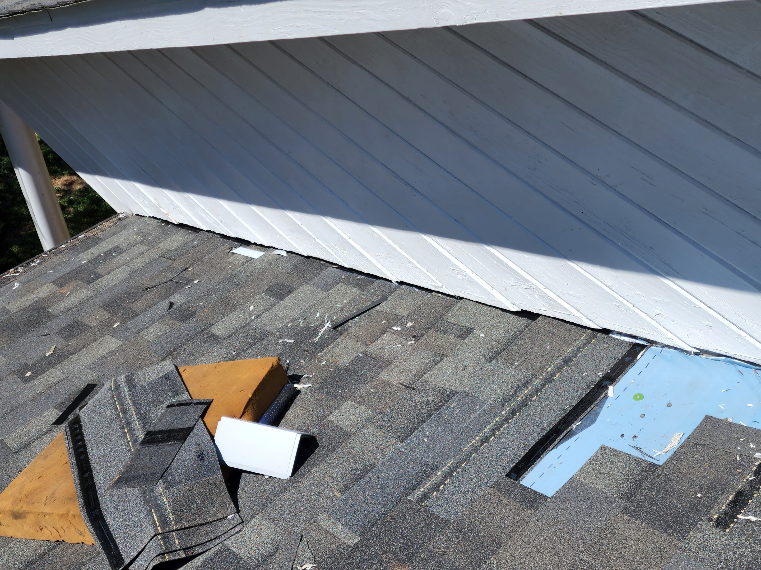 Residential Roofing Installation using Malarkey Architectural Highlander NEX by Hostetler Roofing