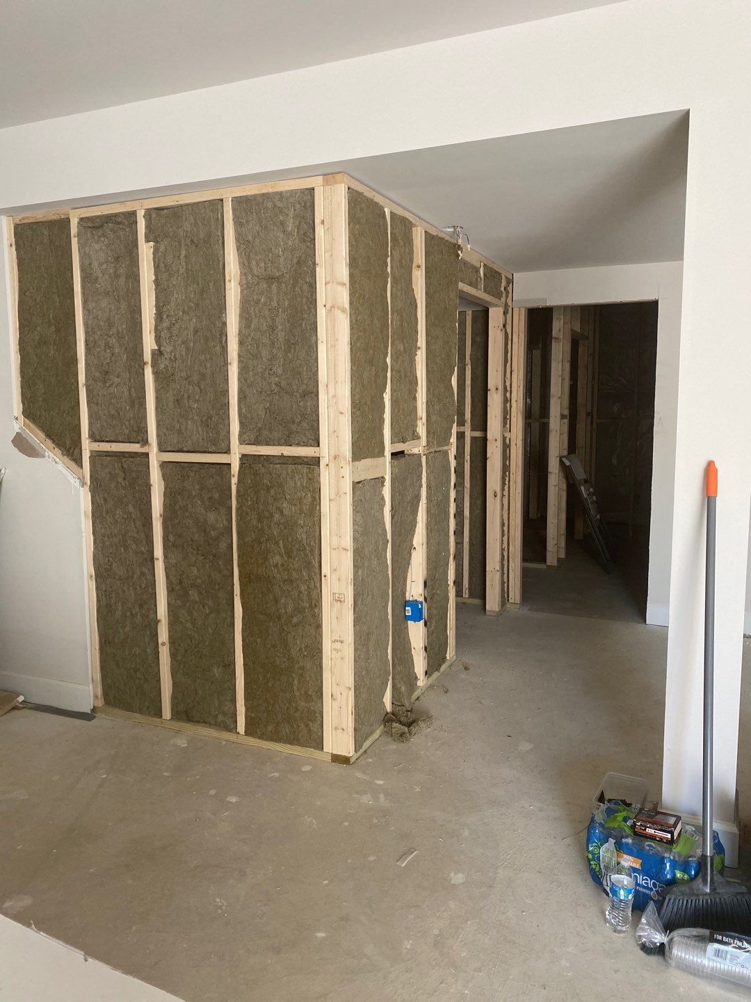 Basement Remodel using new construction by Jesus Master Handyman LLC 