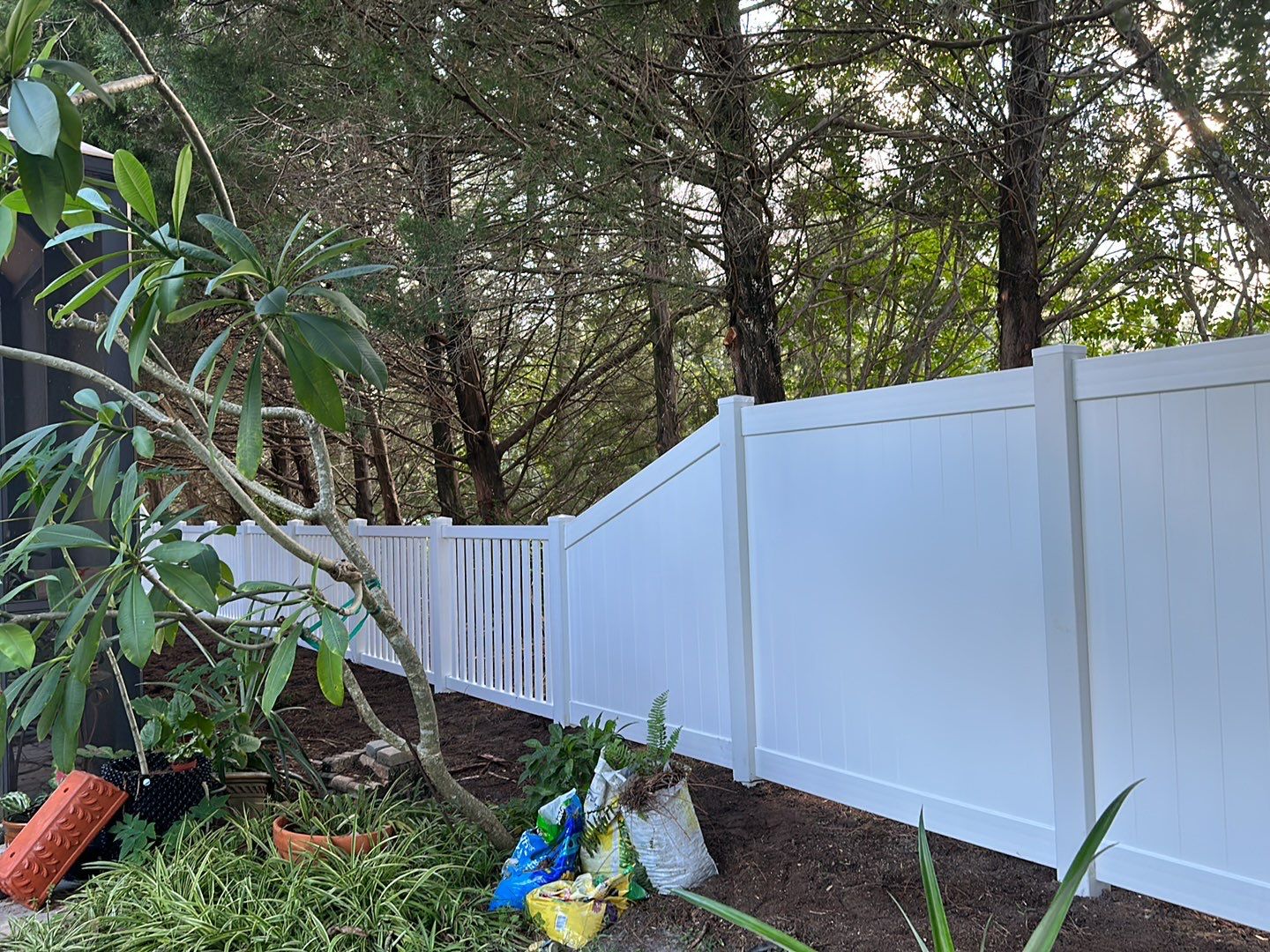 176ft Vinyl privacy & picket combo package by Asap fence and gates, LLC