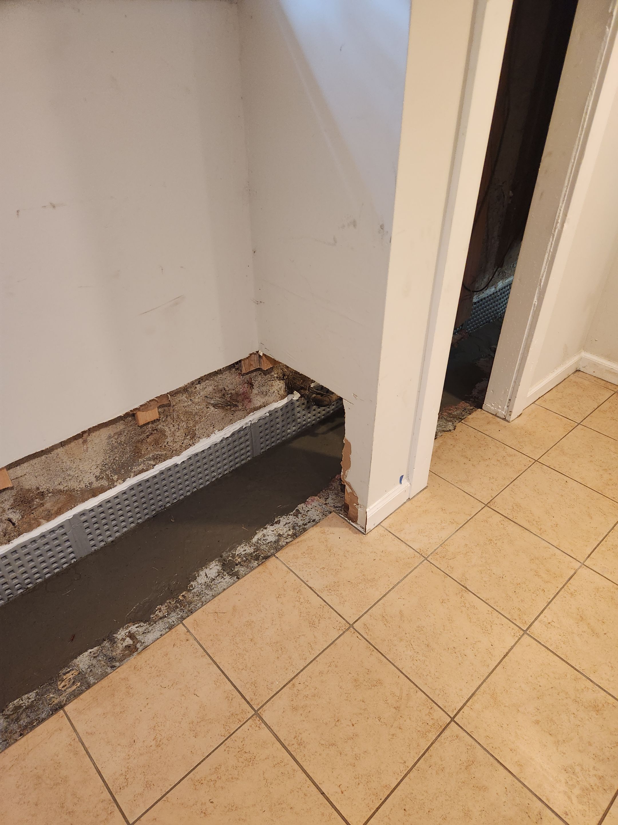 Interior French Drain Newton NJ by Pure Service Pro, LLC 