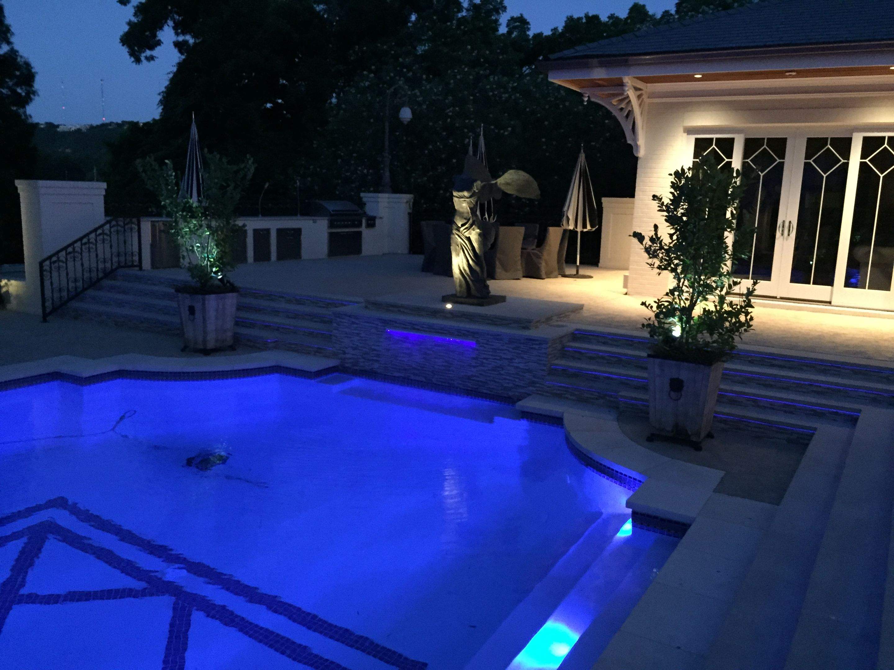 Austin Boat Dock + Outdoor Landscape Lighting by Outdoor Lights + Shades