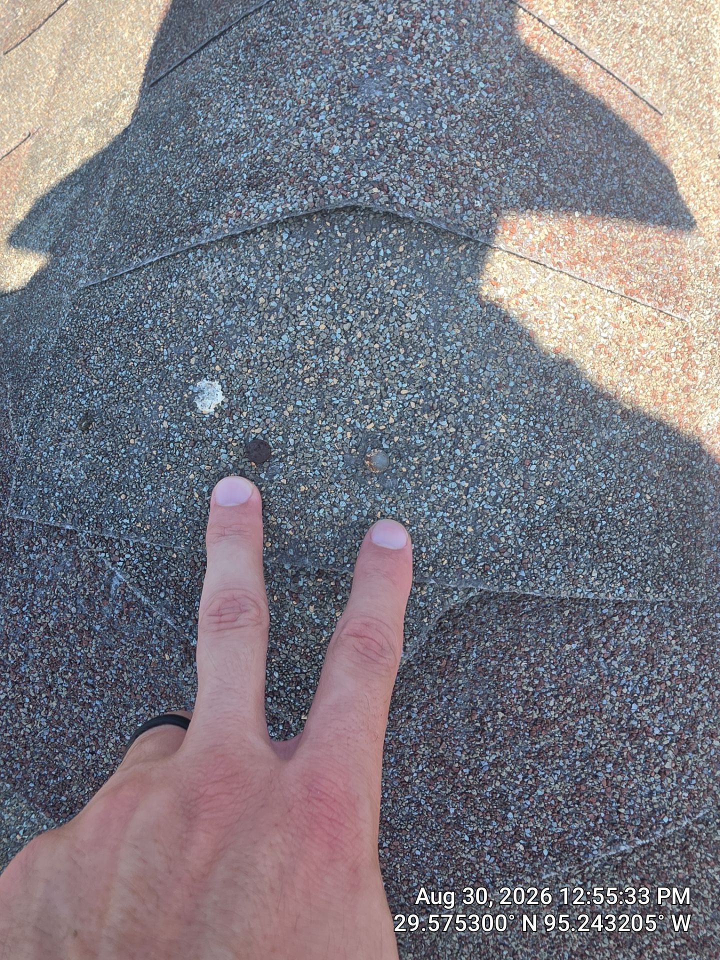 Asphalt Shingle Roof Inspection and Damage Assessment in Houston by Good Vibes Roofing