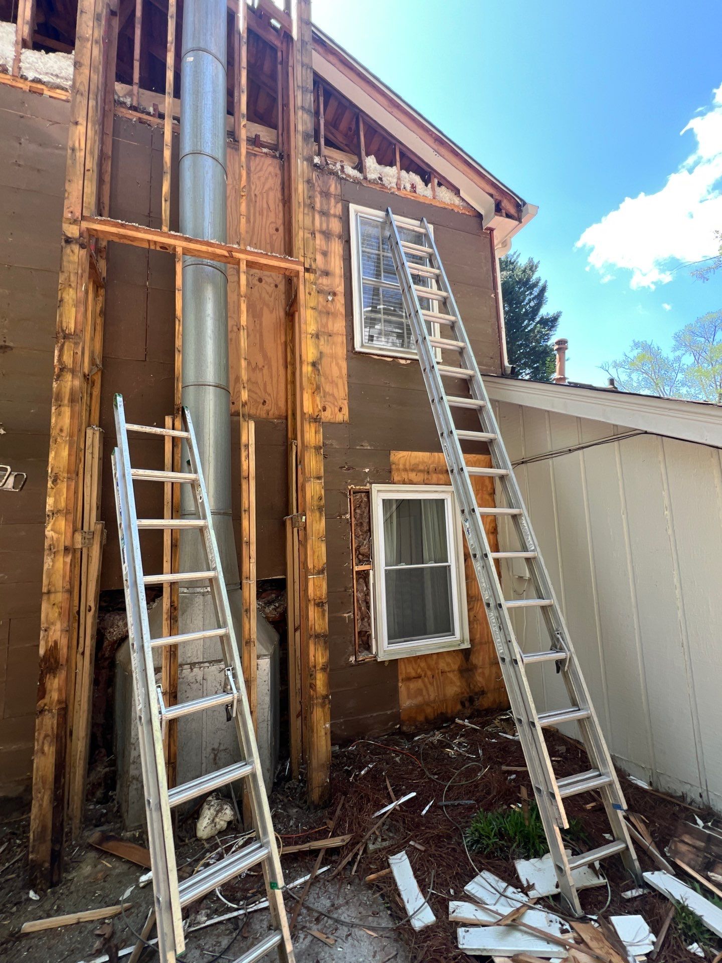 Atlanta, GA Rotten Wood Replacement, James Hardie Siding Install, Exterior Painting, and Door Replacement by Nelson Exteriors 