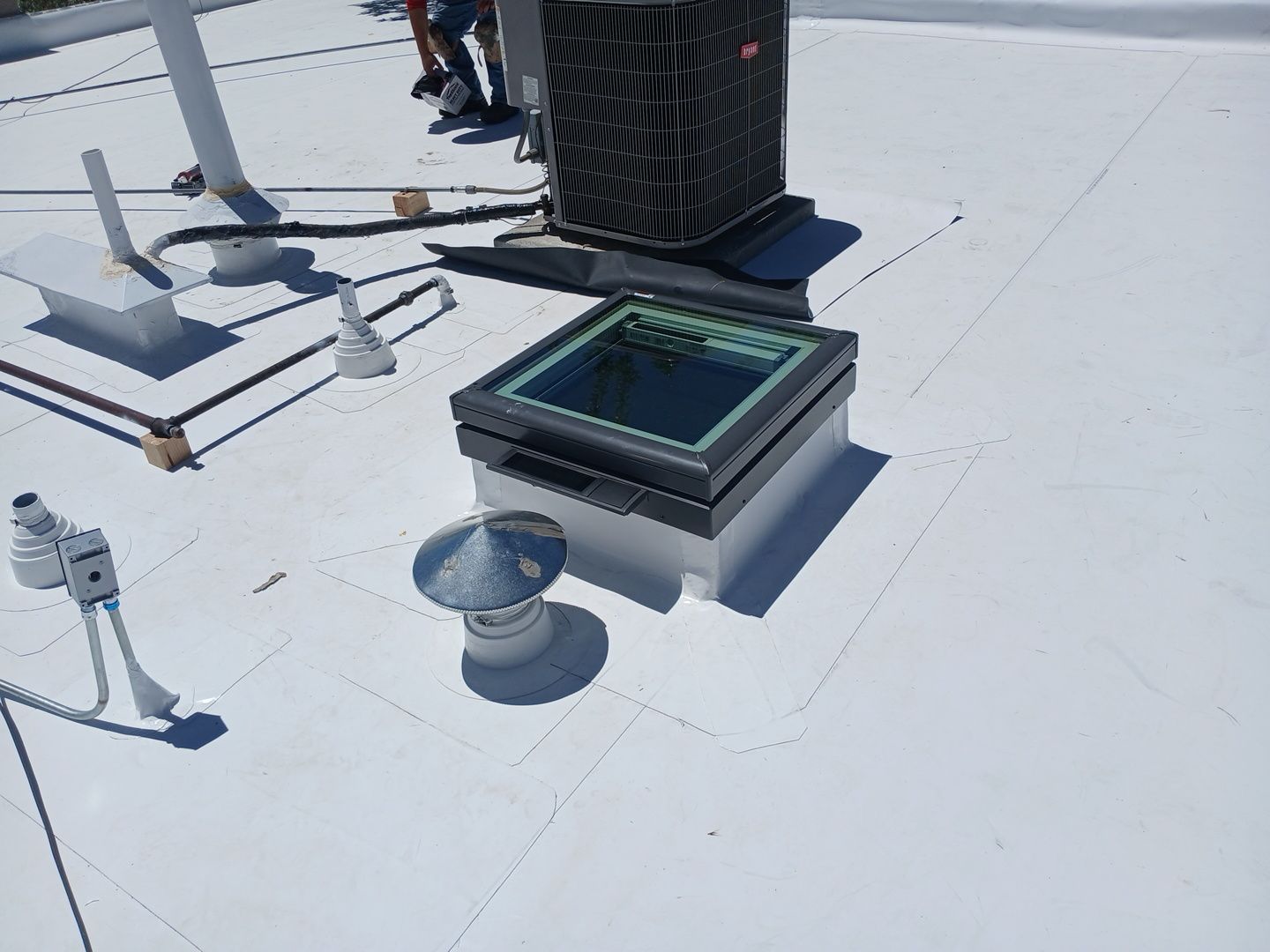 Residential TPO Roof Replacement and Decking Repair in Albuquerque by Doyle Roof Masters Inc