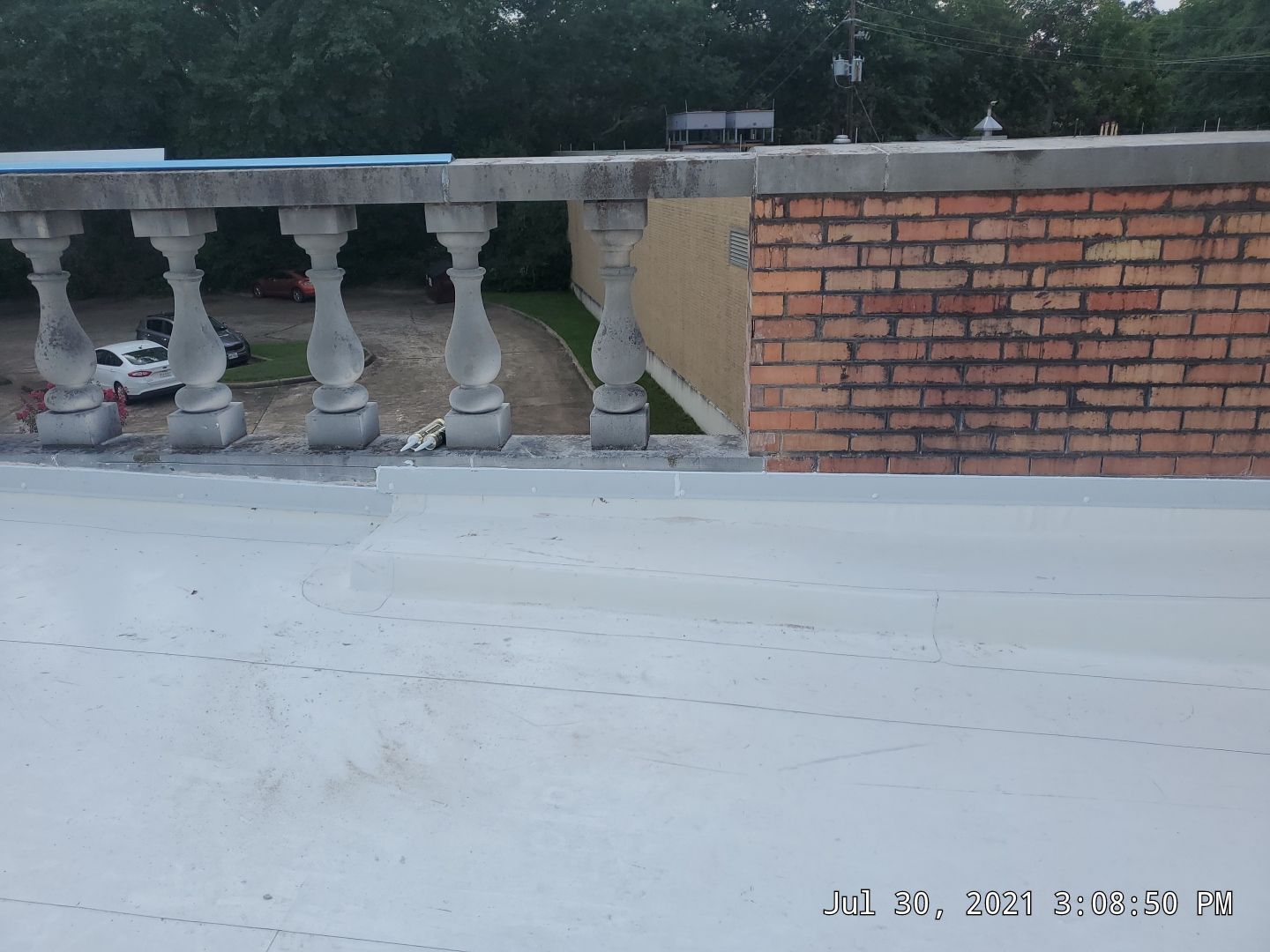 Commercial Roofing Installation using 50 mil PVC by Hostetler Roofing