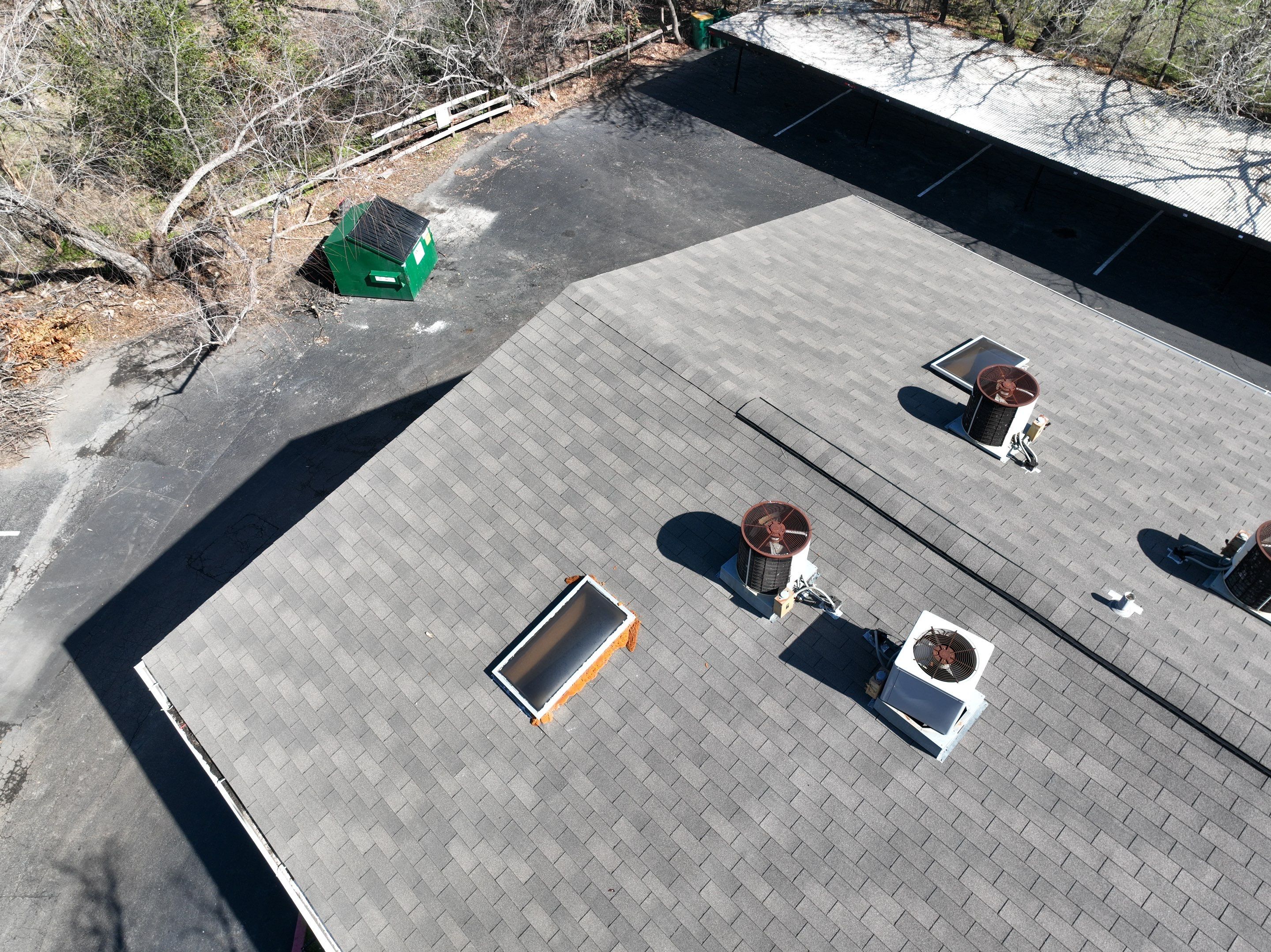 Commercial Roof Inspection using Drone Inspection by Premier Roofing and Contracting