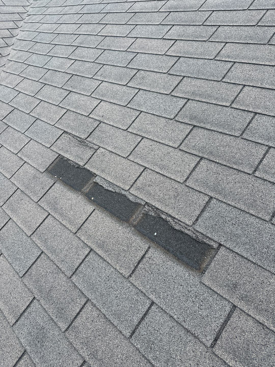 Hail Damage using Owen's Corning Duration (Lifetime) Shingles by Roof Repair Company