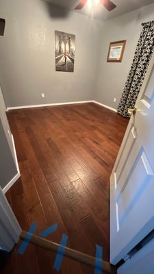 Flooring Installation using Engineered Hardwood