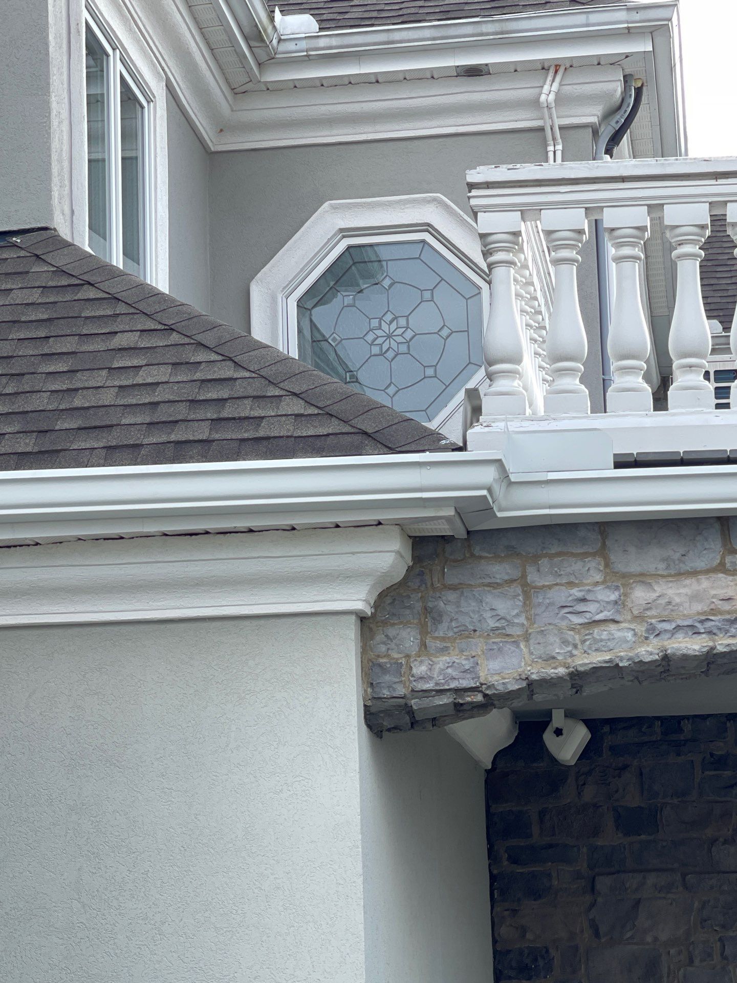 Chimney Trim & New 6" Seamless Gutters by Peak 2 Peak Services LLC