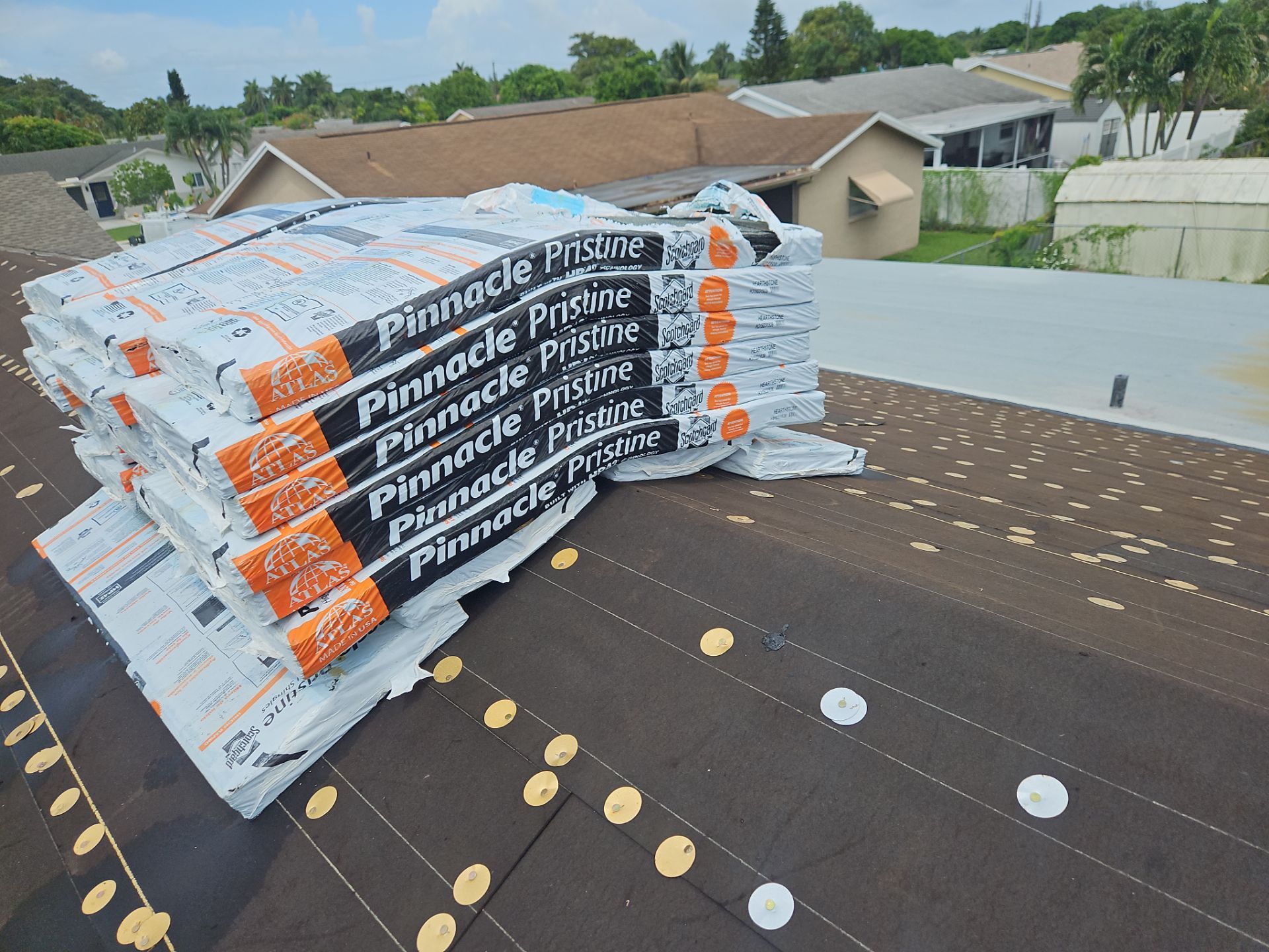Residential Roofing Installation using Atlas by BLUES BROTHERS CONSTRUCTION CORP